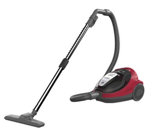 Hitachi CV SF20V Cylinder Cyclone Standard Vacuum Cleaner - Powerful Suction for Home & Office Cleaning | Pet Hair, Carpet & Hard Floor Use