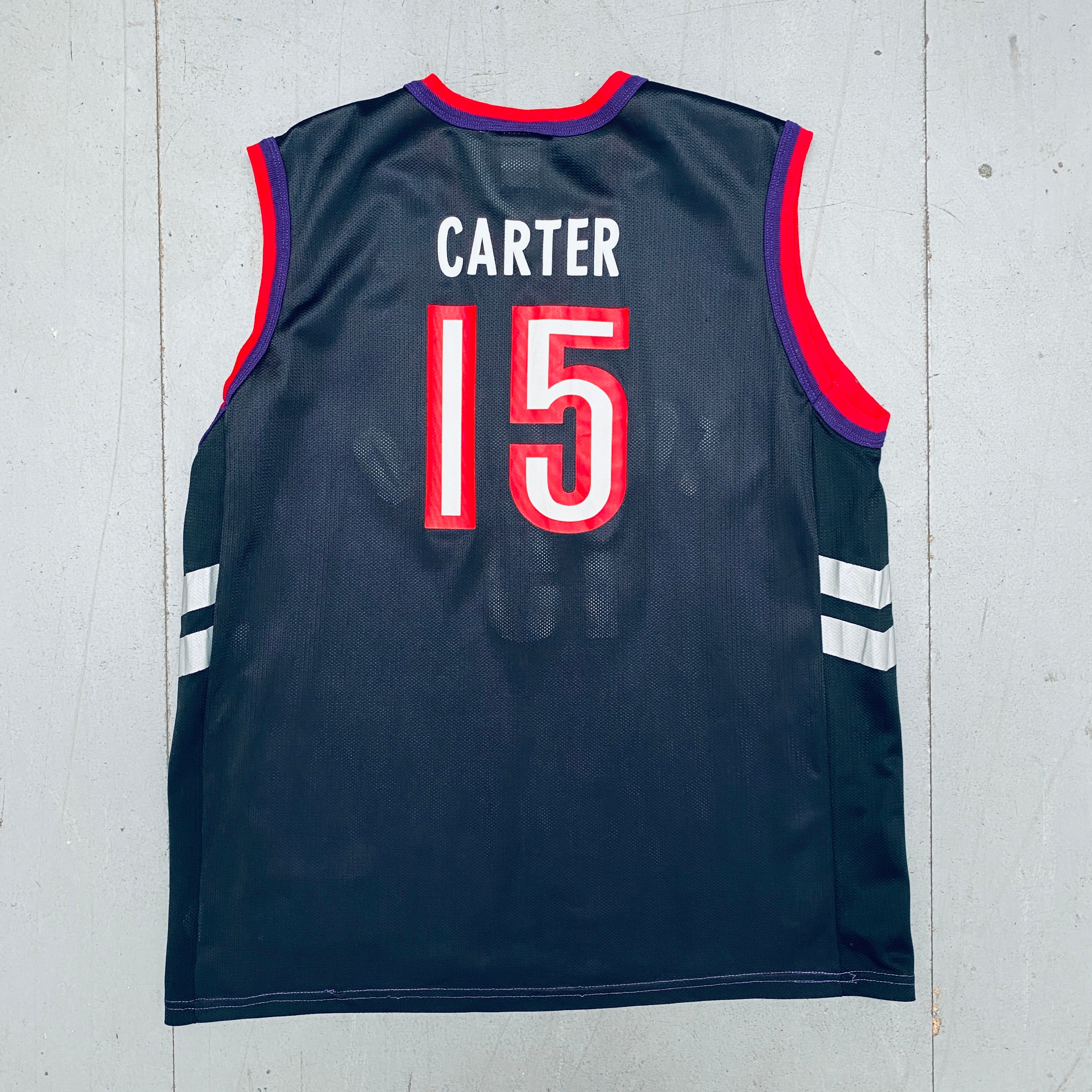Vince Carter Toronto Raptors 1999-2000 Purple Champion Jersey - Authentic NBA Swingman Jersey for Men - Perfect for Basketball Games, Fan Collections & Sports Memorabilia