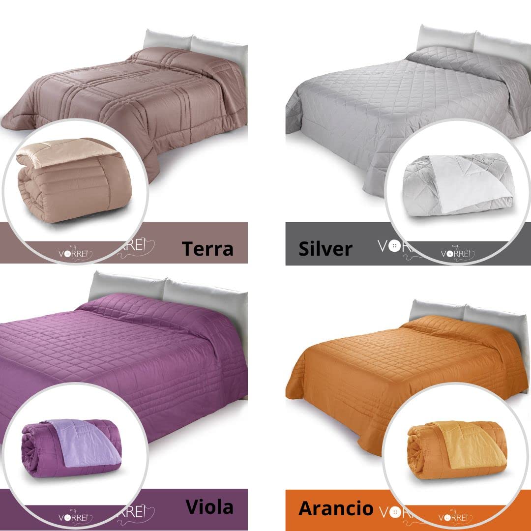 MyVorrei Quilt - King Size Cotton Cover Bedspread, 290x290cm, All-Season Polyester Filling, Lightweight 150g, White - Perfect for Master Bedroom, Guest Room & Cozy Home Decor