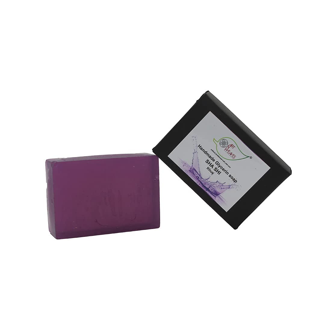 ArtNweaves Glycerin Handmade SHA SHI KHUS Soap Bar - Natural Vetiver & Moisturizing Solid Soap for Dry Skin (Pack of 2) | Perfect for Spa, Bath & Gift Giving
