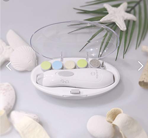 Safe & Quiet Baby Electric Nail Trimmer - Gentle Baby Nail Clipper for Newborns & Toddlers - Painless Fingernail & Toenail Care Kit - Perfect for Home Use & Travel Baby Grooming