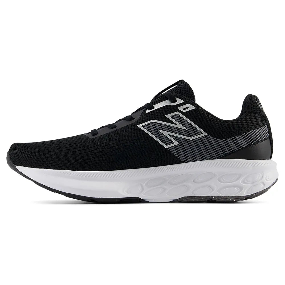 New Balance Men's 520 V9 Black/White Running Shoes - Wide Width 2E - Lightweight Cushioned Sneakers for Jogging, Gym Workouts & Everyday Comfort