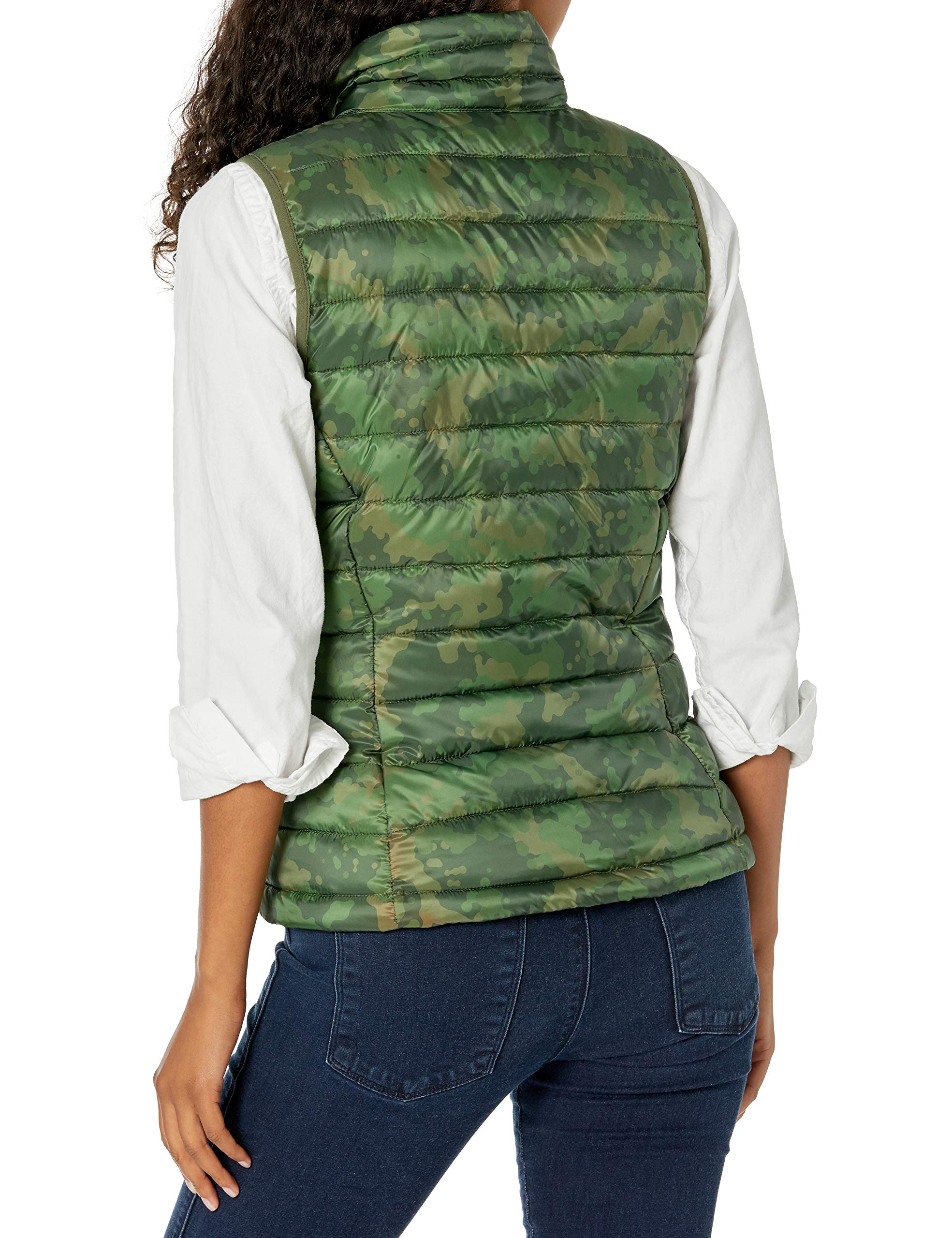 Amazon Essentials Women's Lightweight Water-Resistant Packable Puffer Vest - Warm Winter Jacket for Outdoor Activities, Hiking & Travel