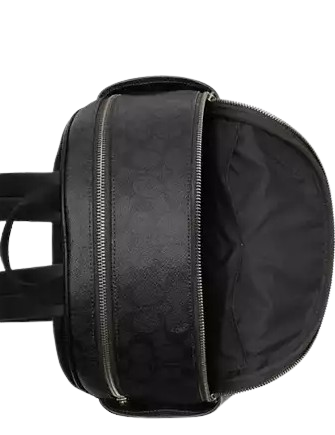 Coach Signature Canvas Court Backpack - Stylish & Durable Backpack for Women, School, Work & Travel | Perfect for Everyday Use, Commuting & Outdoor Adventures