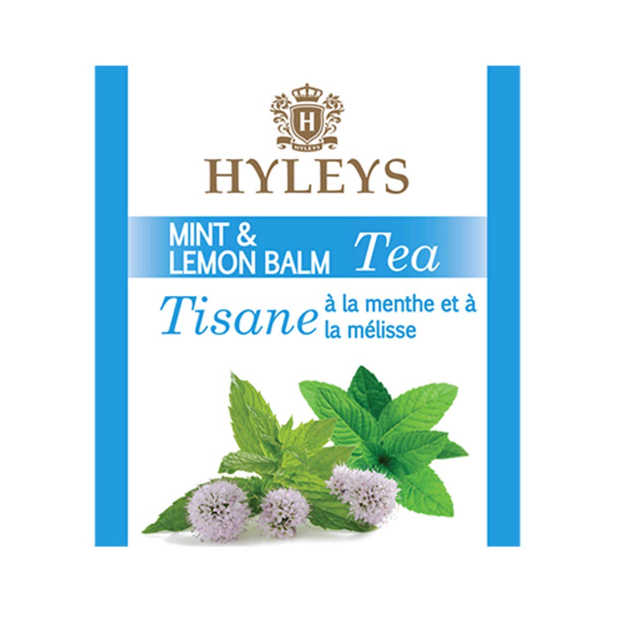 Hyleys Sleep Lemon Balm Herbal Tea - Relaxing Caffeine-Free Evening Tea for Stress Relief & Better Sleep - 100% Natural, Non-GMO, Gluten-Free, Dairy-Free, Sugar-Free - 25 Tea Bags - Perfect for Bedtime, Meditation & Relaxation
