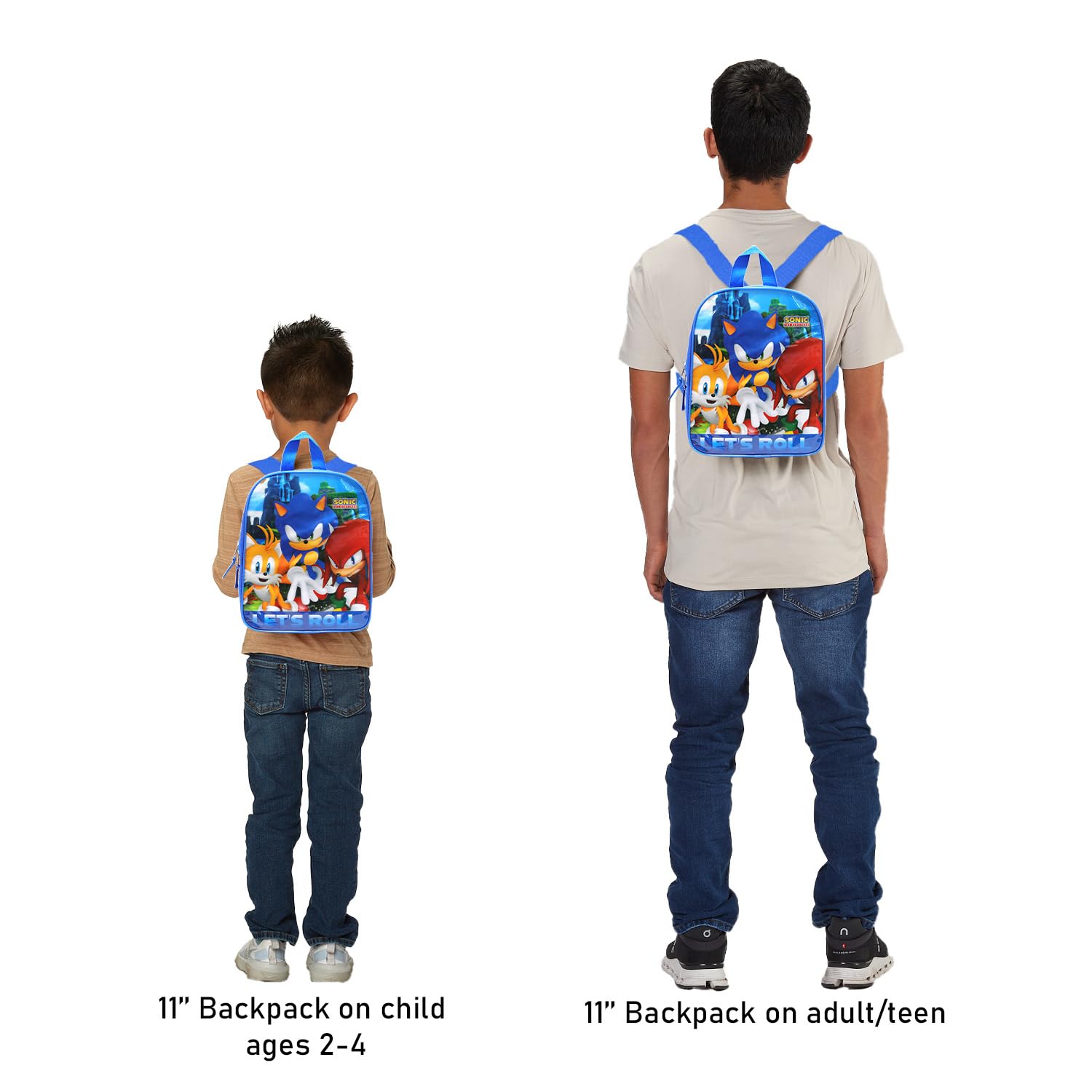 Sonic the Hedgehog Mini Backpack Set for Kids with Lunch Box, 11