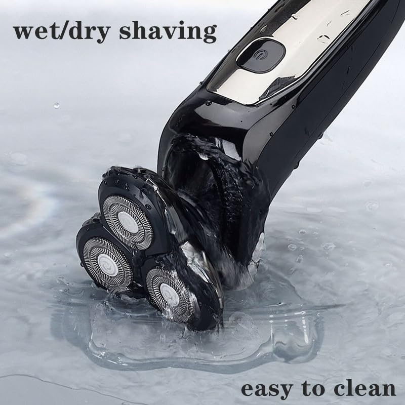 Best Electric Shaver for Bald Men - Waterproof Rechargeable Head & Beard Shaver with LCD Display, Wet/Dry Use for Smooth Shaving - Perfect for Travel, Gym & Daily Grooming