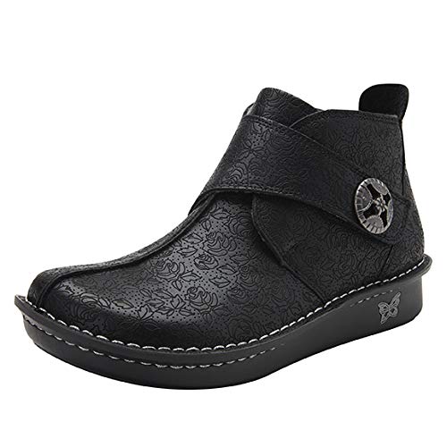 Alegria Caiti Women's Comfort Boots - Slip Resistant & Supportive Footwear for Nurses, Teachers & Healthcare Workers
