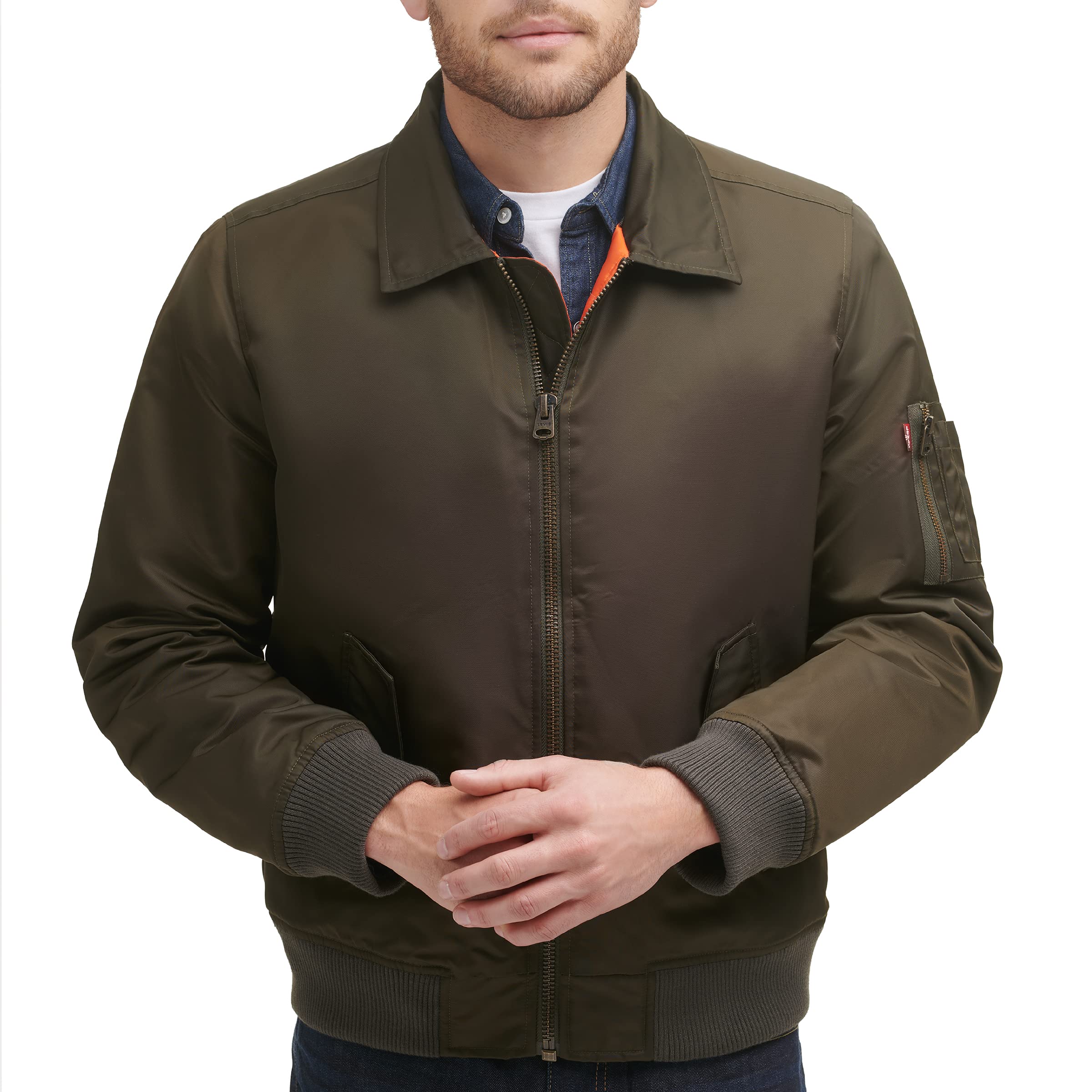 Levi's Men's MA-1 Flight Jacket - Classic Bomber Jacket for Men | Water-Resistant & Lightweight | Perfect for Casual Wear, Travel & Outdoor Adventures
