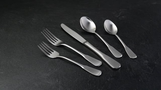 Colonial Boston 20-Piece Stainless Steel Flatware Set - Elegant Silverware for Fine Dining, Dinner Parties & Wedding Gifts