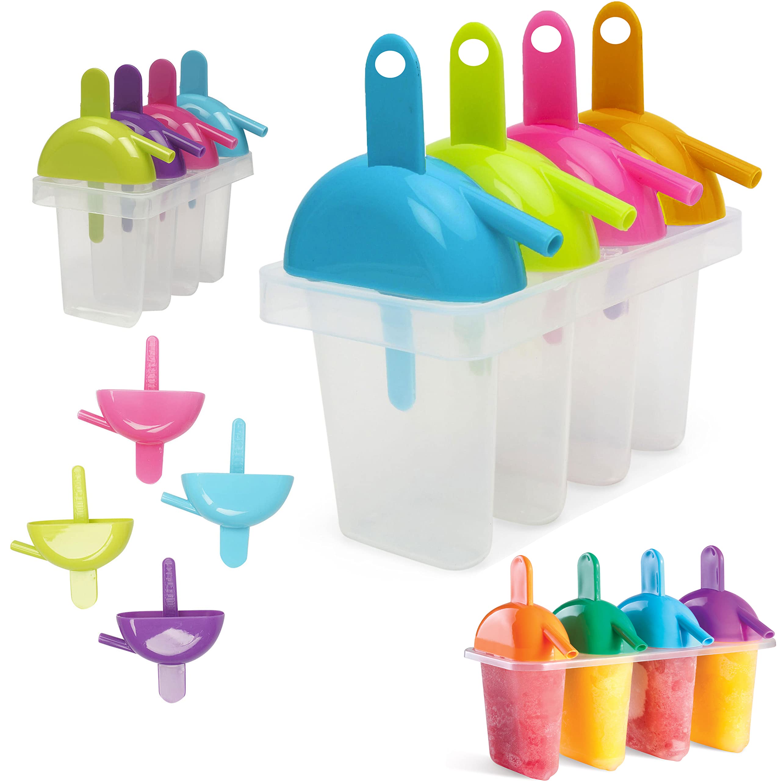 Best Popsicle Maker Mold for DIY Frozen Treats - Ice Pop & Lolly Molds for Homemade Ice Cream - Perfect for Summer Snacks, Kids Parties & Healthy Desserts