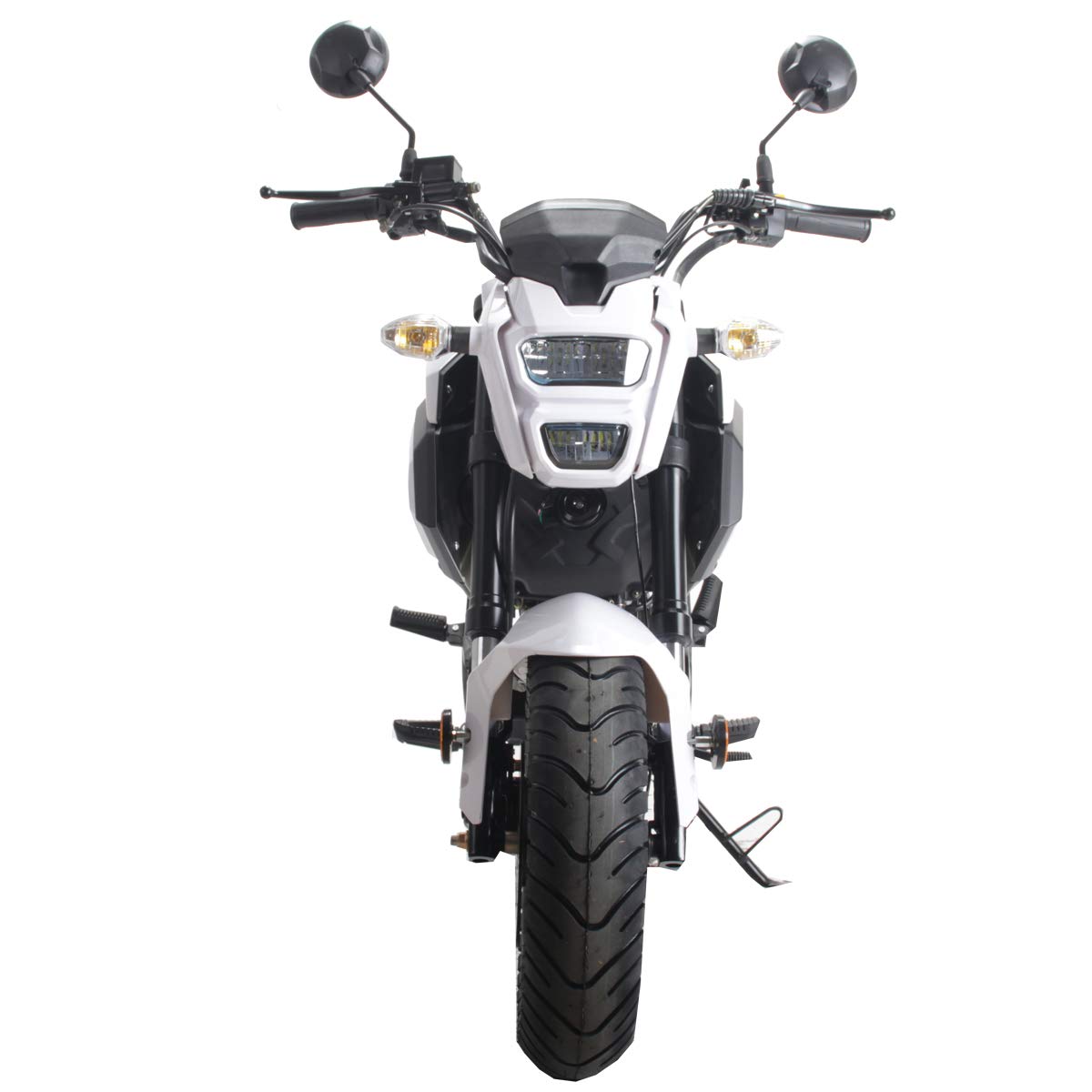 X-PRO 125cc Vader Gas Dirt Bike - Street Legal for Adults (White) - Off-Road & Urban Riding