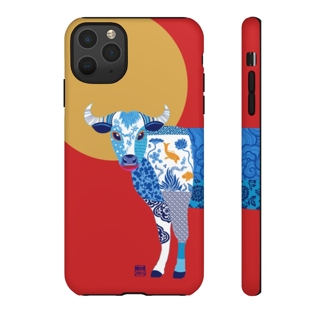 OX Chinese Zodiac Phone Case - Durable & Stylish Cover for iPhone & Samsung - Perfect for Lunar New Year & Zodiac Enthusiasts