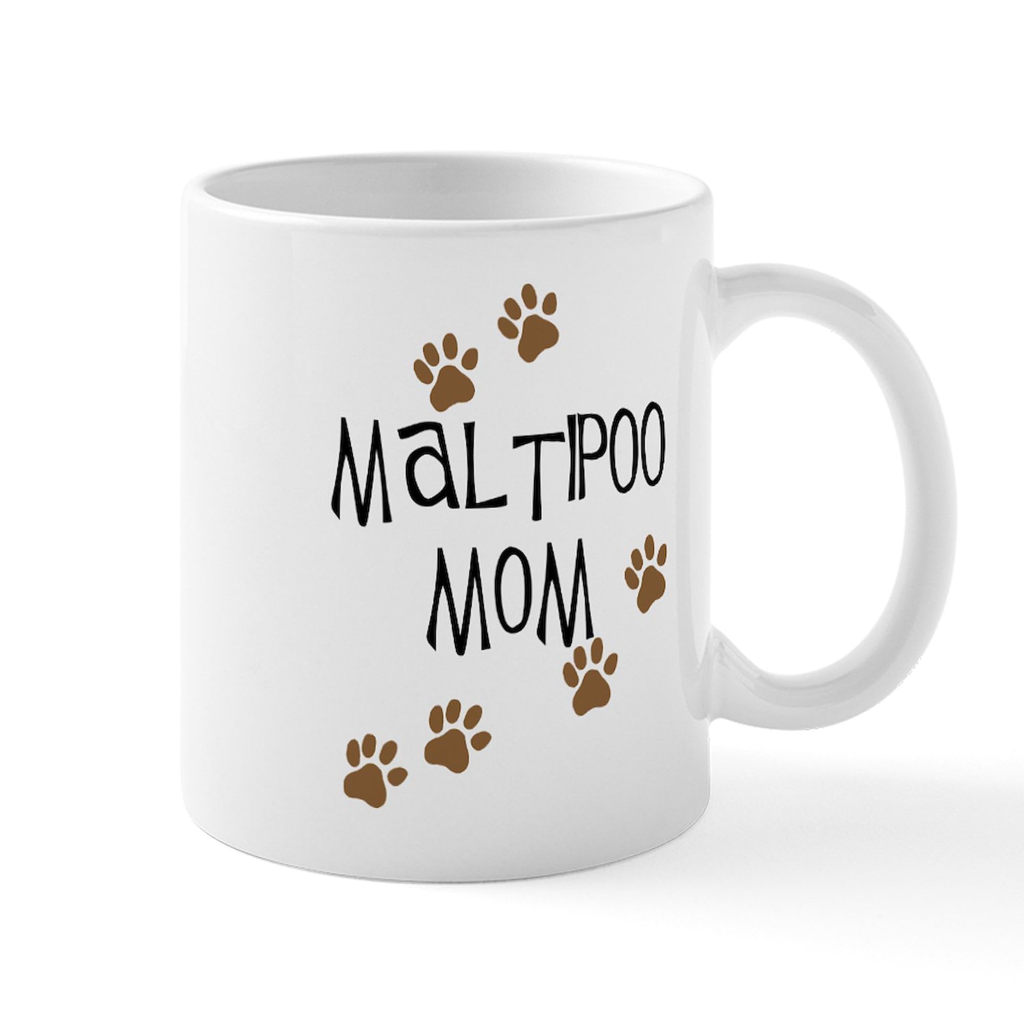 Maltipoo Mom Coffee Mug - 11 oz (325 ml) Ceramic Tea Cup for Dog Lovers - Perfect for Home, Office, or Gift Giving
