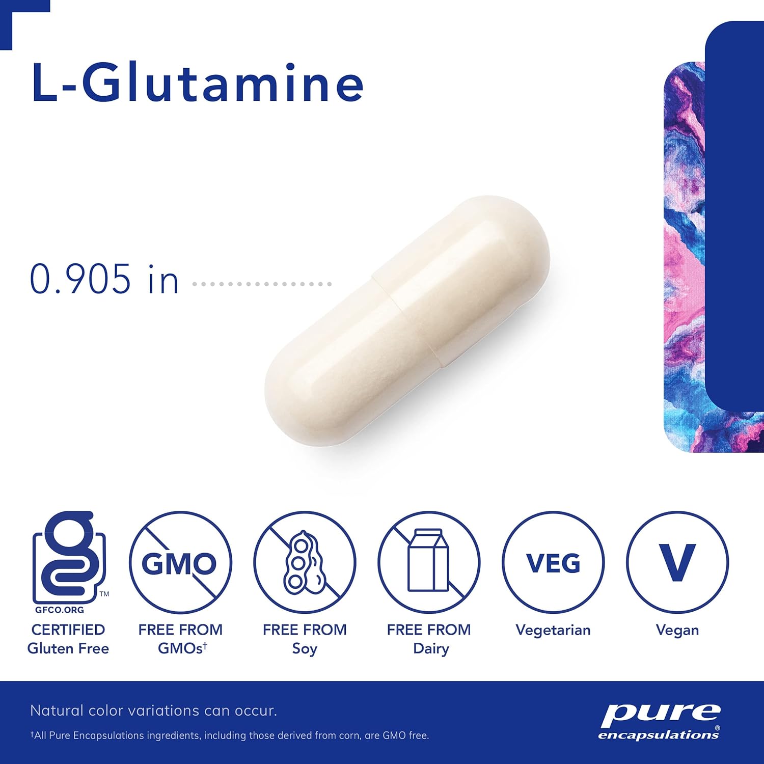 Pure Encapsulations L-Glutamine 850mg Powder - Supports Muscle Recovery, Gut Health & Immune System - Ideal for Athletes, Fitness Enthusiasts & Digestive Wellness