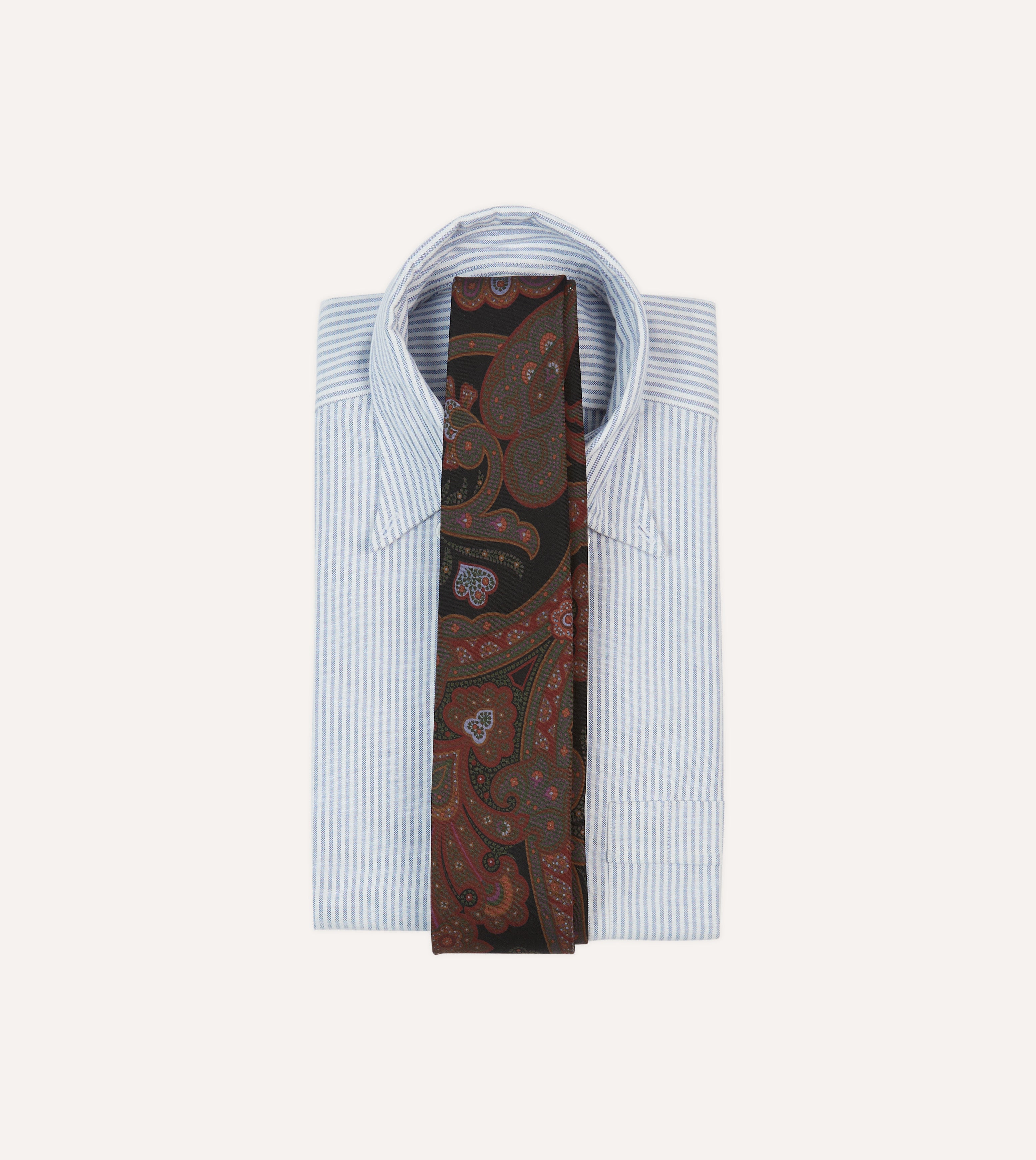Premium Black Large Paisley Print Madder Silk Necktie - Elegant Self-Tipped Design for Business, Weddings & Formal Occasions