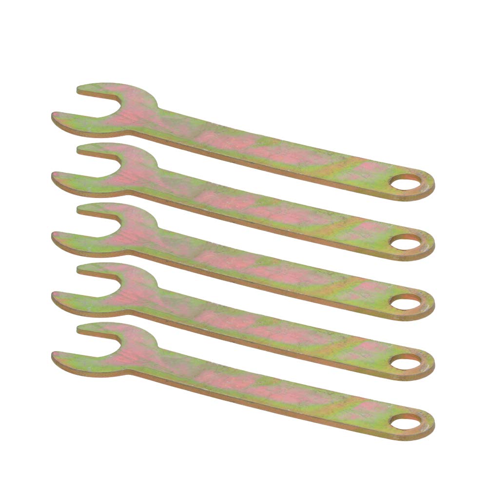 Utoolmart 5Pcs 1.8-inch Angle Grinder Spanner Wrench Set - Durable Bronze Repair Tool for Grinder Maintenance & DIY Projects - Perfect for Metalworking, Woodworking, and Home Improvement Tasks