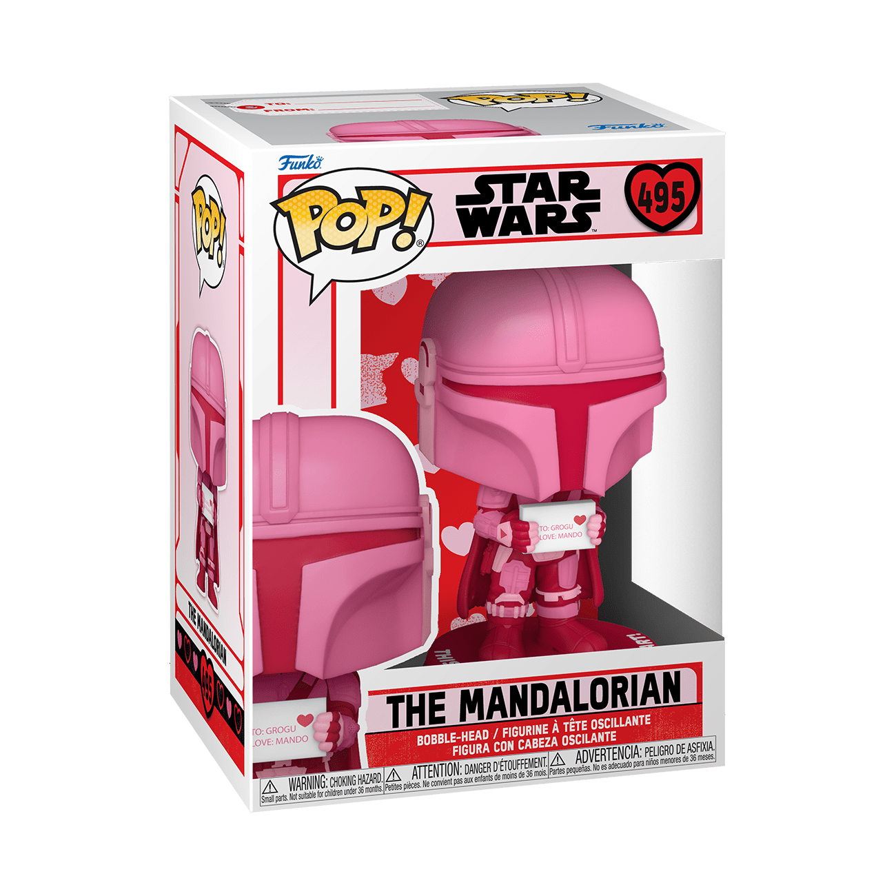 The Mandalorian Star Wars Valentines Day Cards - Perfect for Valentine's Gifts, School Exchanges & Star Wars Fans