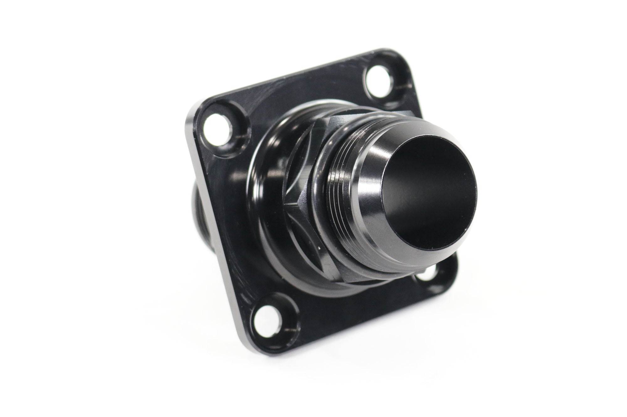 High-Performance Billet Single Firewall Pass Thru 20 ORB Fitting - Universal Intercooler, PCV Burn Down & Turbo System Upgrade - Perfect for Automotive & Racing Applications