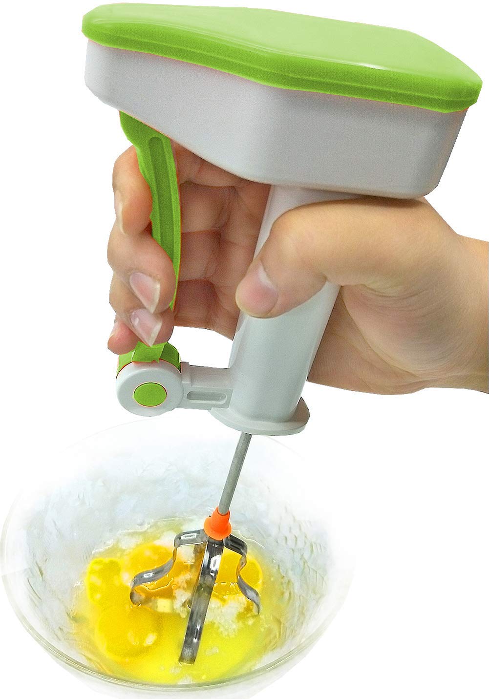 Premium Stainless Steel Egg Whisk - Handheld Mixer for Blending, Whisking, Beating & Stirring - Perfect for Baking, Cooking, Milk Frothing & Cake Mixing - Essential Kitchen Utensil for Home Chefs & Bakers