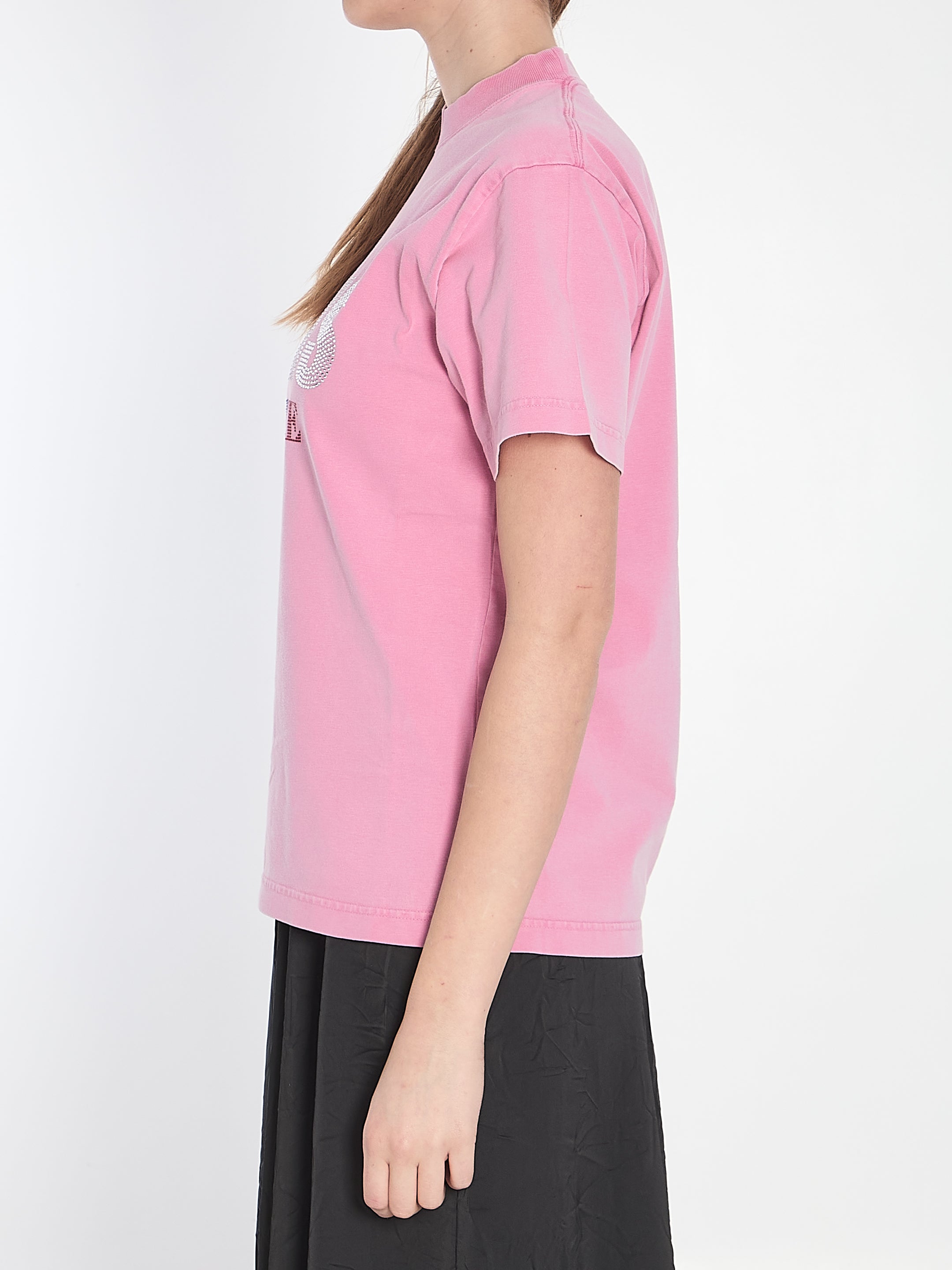 Balenciaga Paris Strass T-Shirt for Men & Women | Luxury Designer Graphic Tee | Streetwear Fashion | Perfect for Parties, Concerts & Casual Outfits