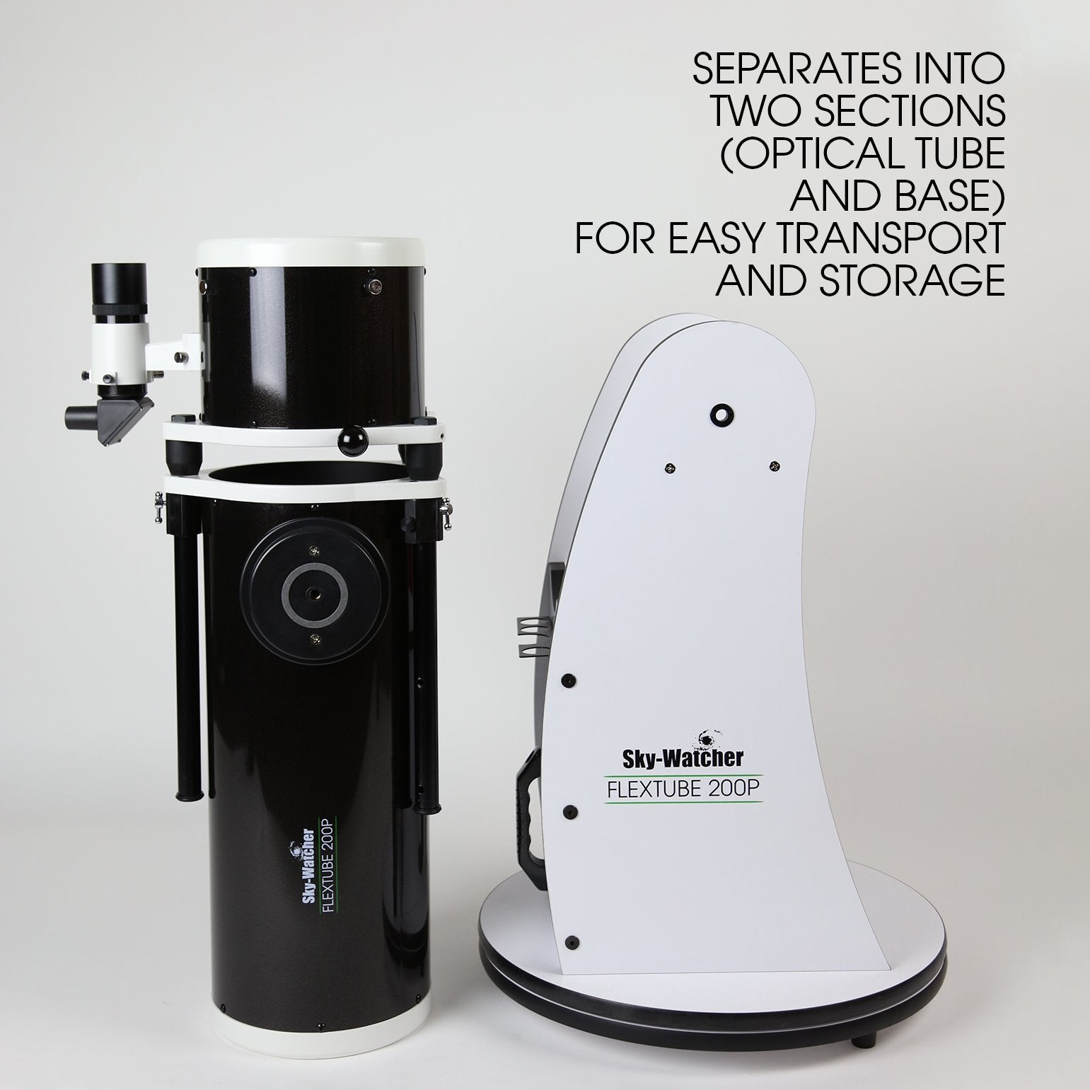 Flextube 200P Collapsible Dobsonian Telescope - Portable Astronomy Equipment for Stargazing & Astrophotography | Perfect for Backyard Observing, Camping Trips & Beginner Astronomers