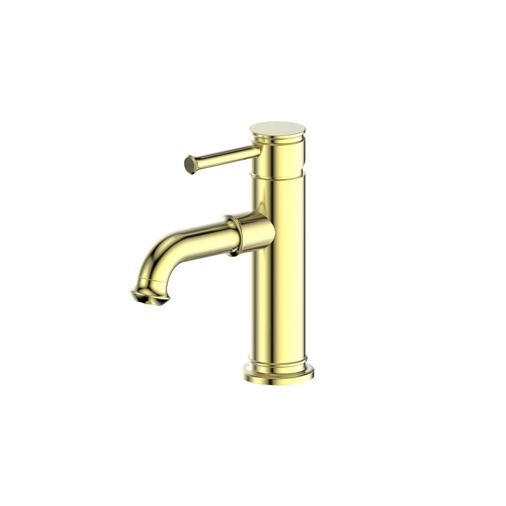 ZLINE Carnelian Single Handle Bathroom Faucet in Polished Gold - Modern Waterfall Spout Bathroom Sink Faucet for Vanity, Powder Room & Luxury Home Decor (CRN BF PG)