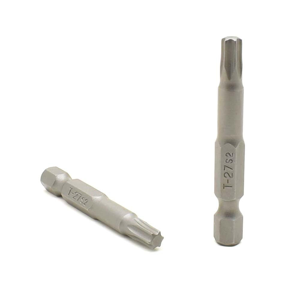 BT227-10PK T27 Single End Torx Screwdriver Bits - 2 Inch Long - 10 Pack - Perfect for Furniture Assembly, Electronics Repair & DIY Projects