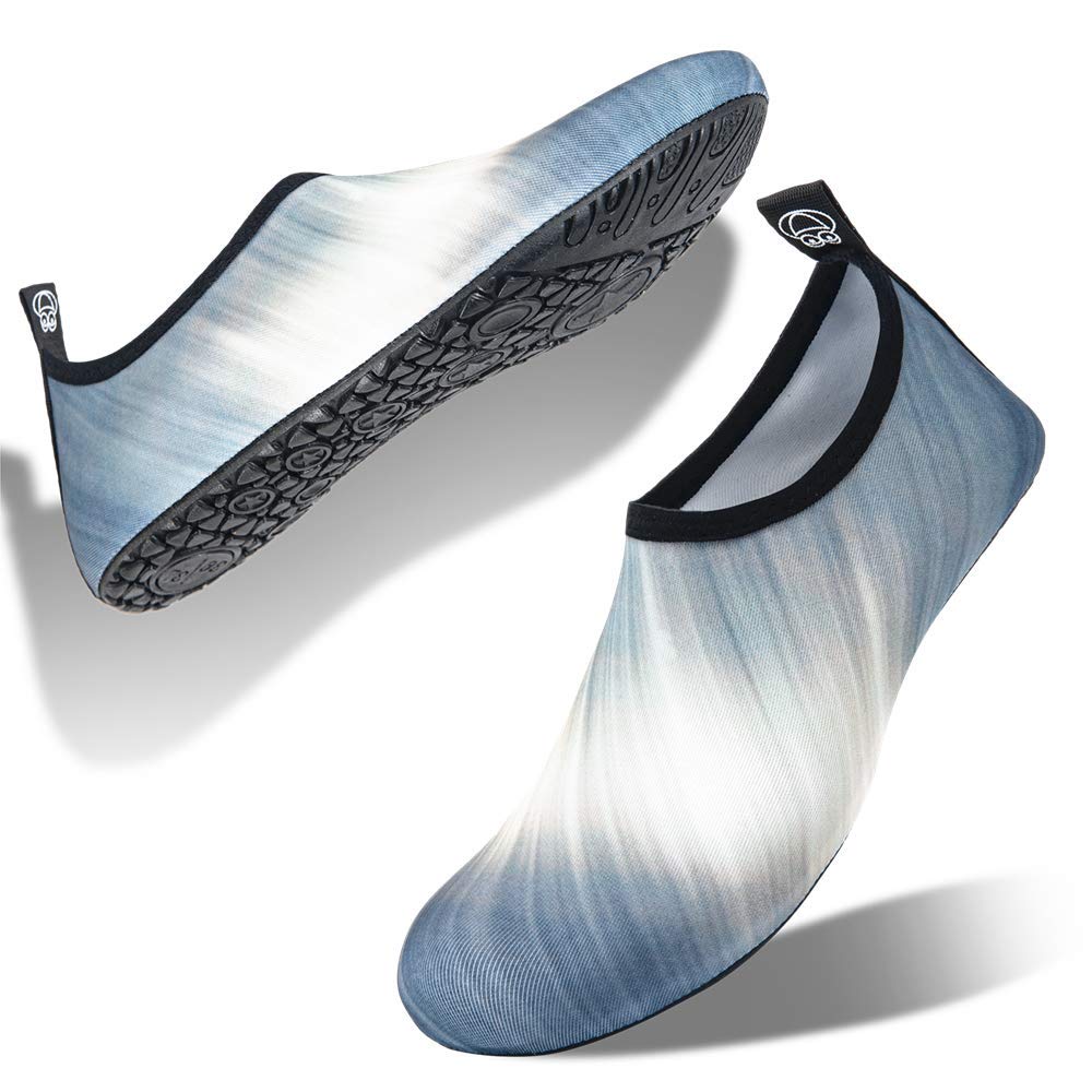 Men's & Women's Quick-Dry Water Shoes - Barefoot Beach Pool Shoes for Surfing, Swimming & Water Sports | Aqua Yoga Socks for Yoga, Beach Walking & Outdoor Activities