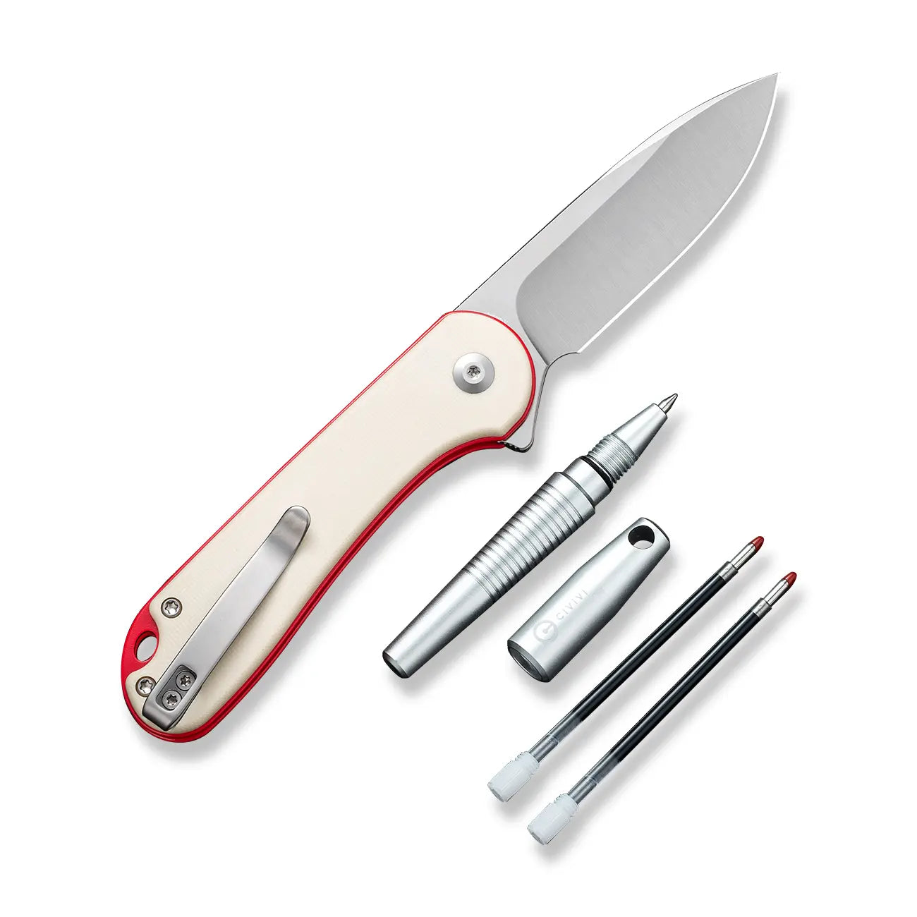 Elementum II Button Lock Knife & Pen Gift Set - Perfect for EDC, Outdoor Adventures, and Everyday Carry (EDC)