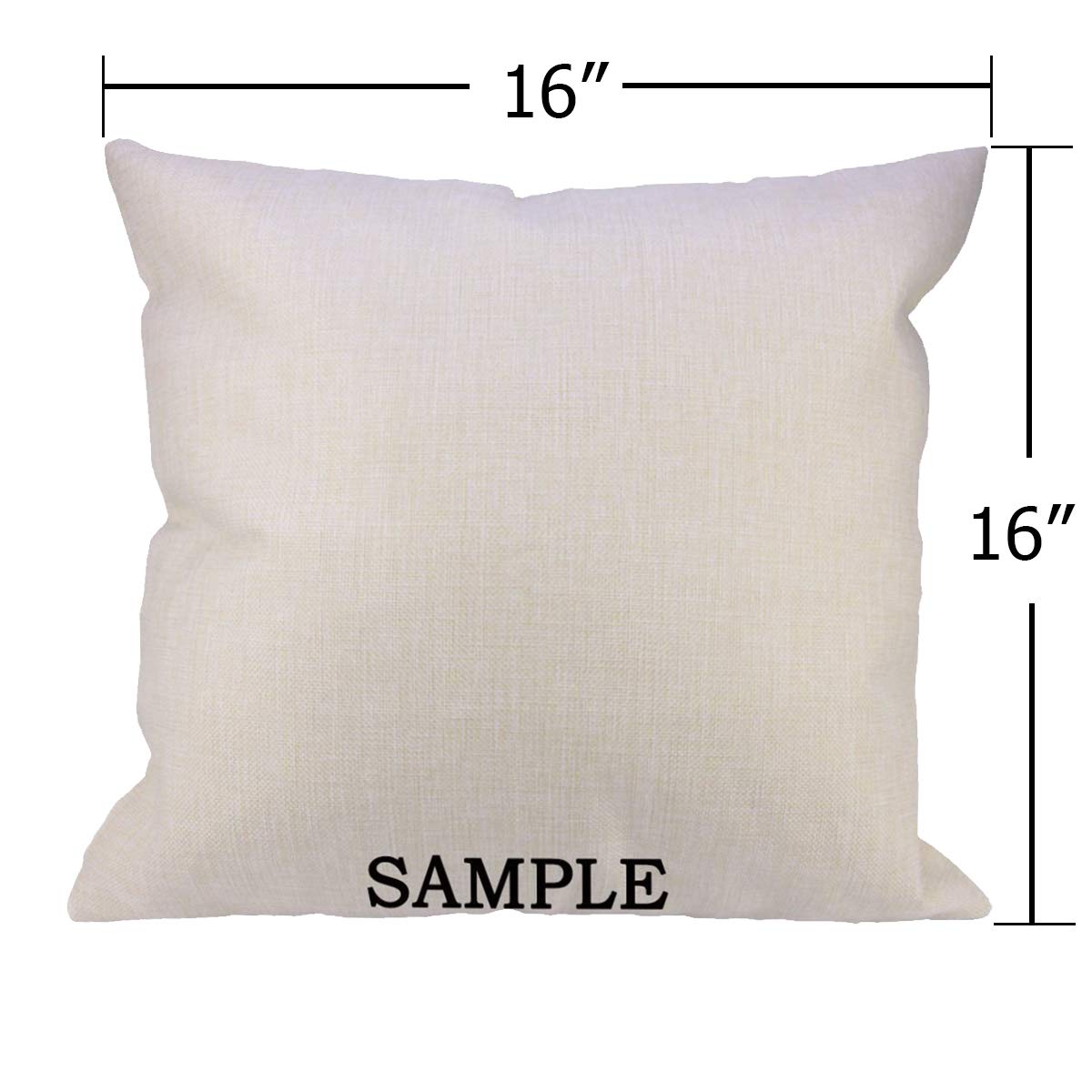 HGOD DESIGNS Funny Women Love Shoes High Heel Throw Pillow Cover - 16x16 Inch Cotton Linen Polyester Decorative Cushion for Sofa, Couch, Chair & Bedroom Decor - Perfect Gift for Shoe Lovers & Home Styling