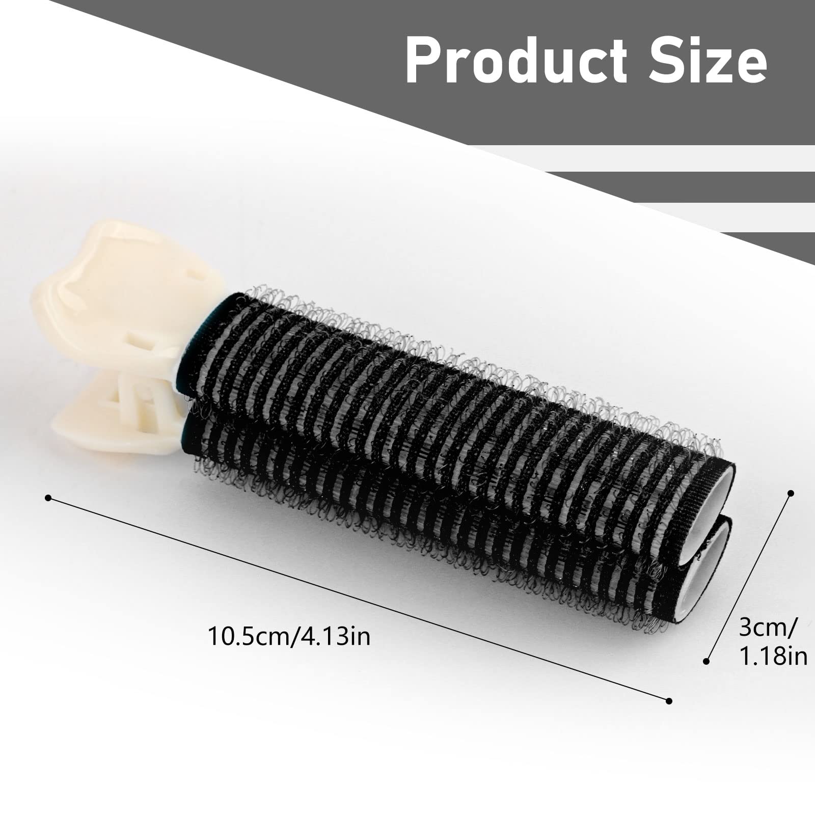 Volumizing Hair Root Clips for Women - 5PCS Black Hair Roller Clips for Natural Fluffy Volume & DIY Curling - Perfect for Home Styling, Parties, and Everyday Hair Care