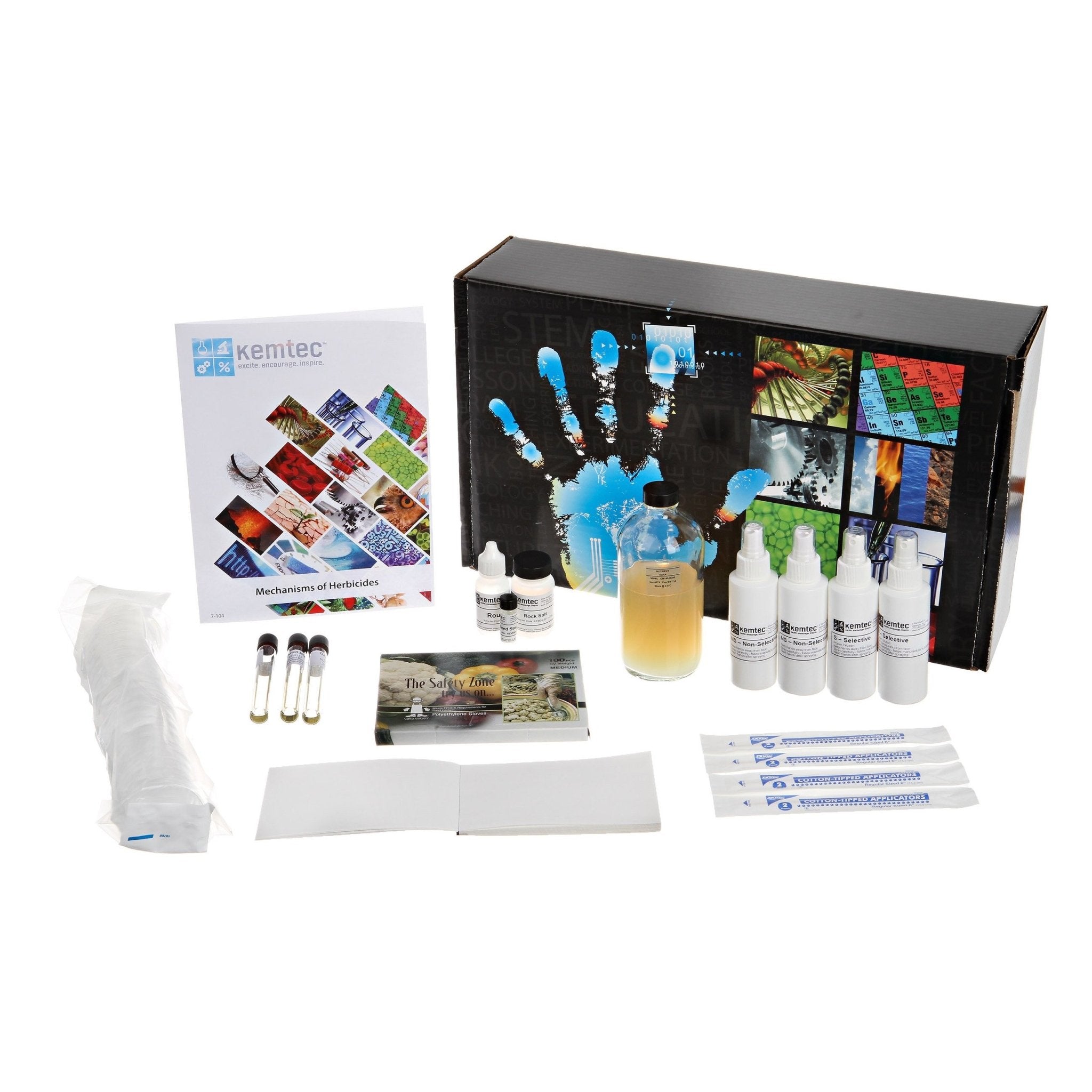 Kemtec Science: Mechanisms of Herbicides - Herbicide Mode of Action Study Kit for Agriculture & Weed Control Research | Perfect for Classroom Labs & Field Studies