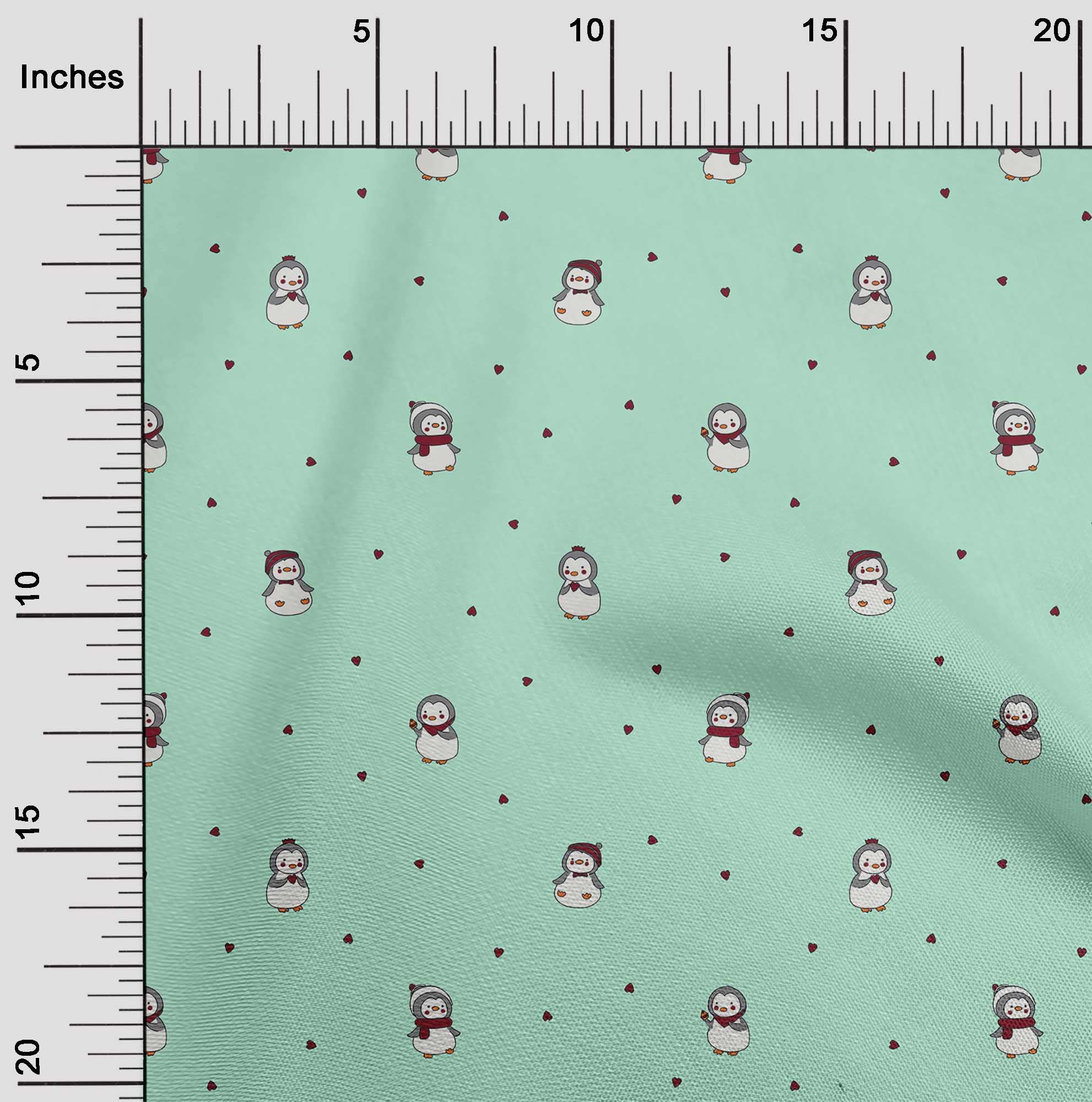 Premium Cotton Jersey Aquamarine Fabric for Kids - 58 Inch Wide Printed Animal DIY Sewing Material by The Yard | Perfect for Children's Clothing, Crafts, and Home Decor Projects