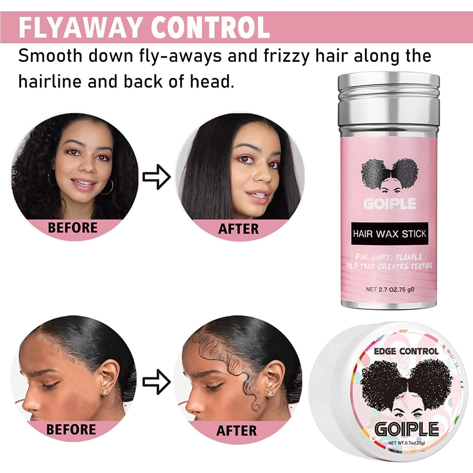 29PCS Wig Accessory Essentials Kit - Lace Front Wig Glue & Remover, Wig Caps, Elastic Band, Hair Wax Stick, Edge Control, Edge Brush, Hair Shear, Dermaplaning Razor & Edge Scarf for Professional Styling & Everyday Wear