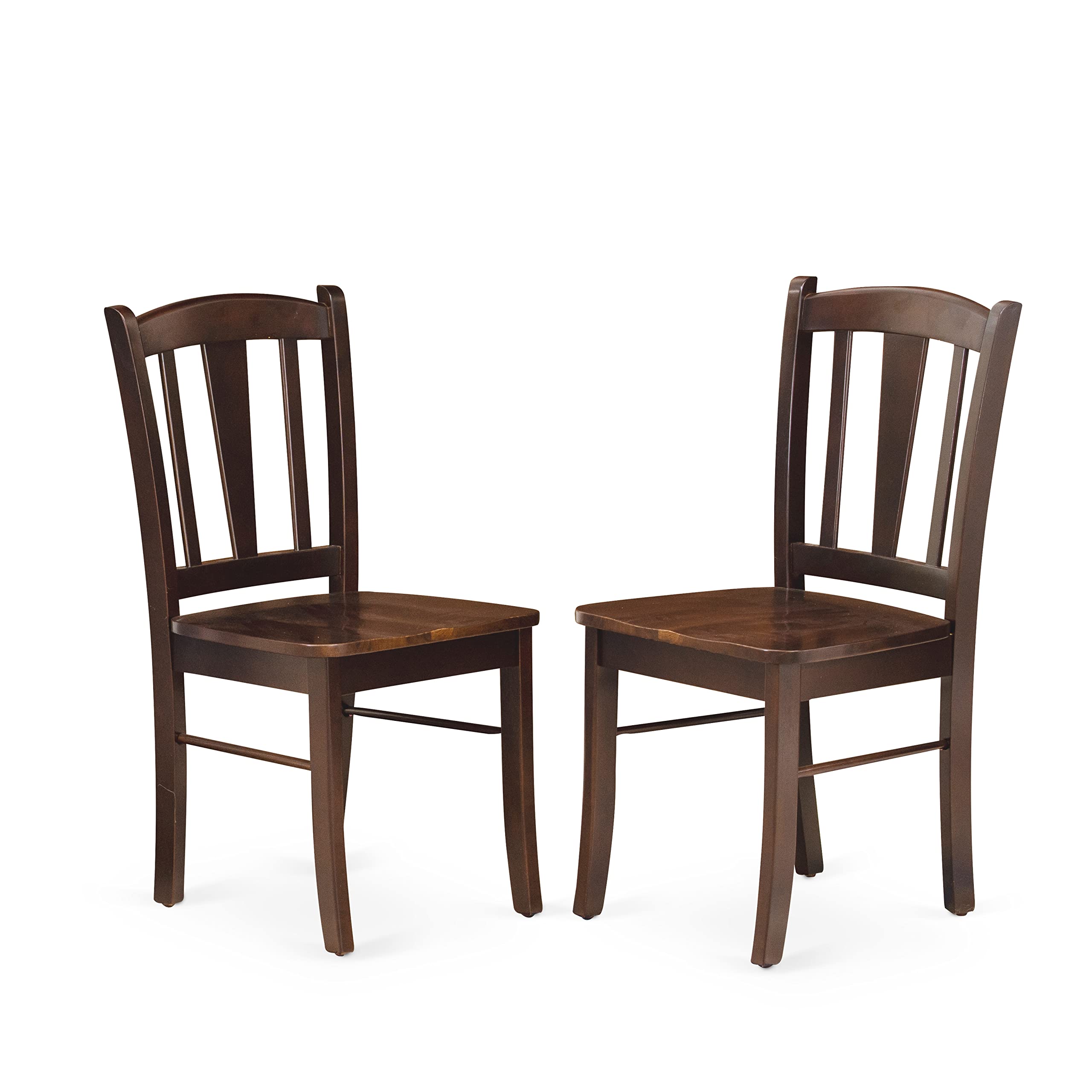 Modern 3-Piece Dining Table Set with Round Wooden Table & 2 Chairs, 42x42 Inch, Mahogany – Perfect for Small Spaces, Breakfast Nooks & Cozy Apartments