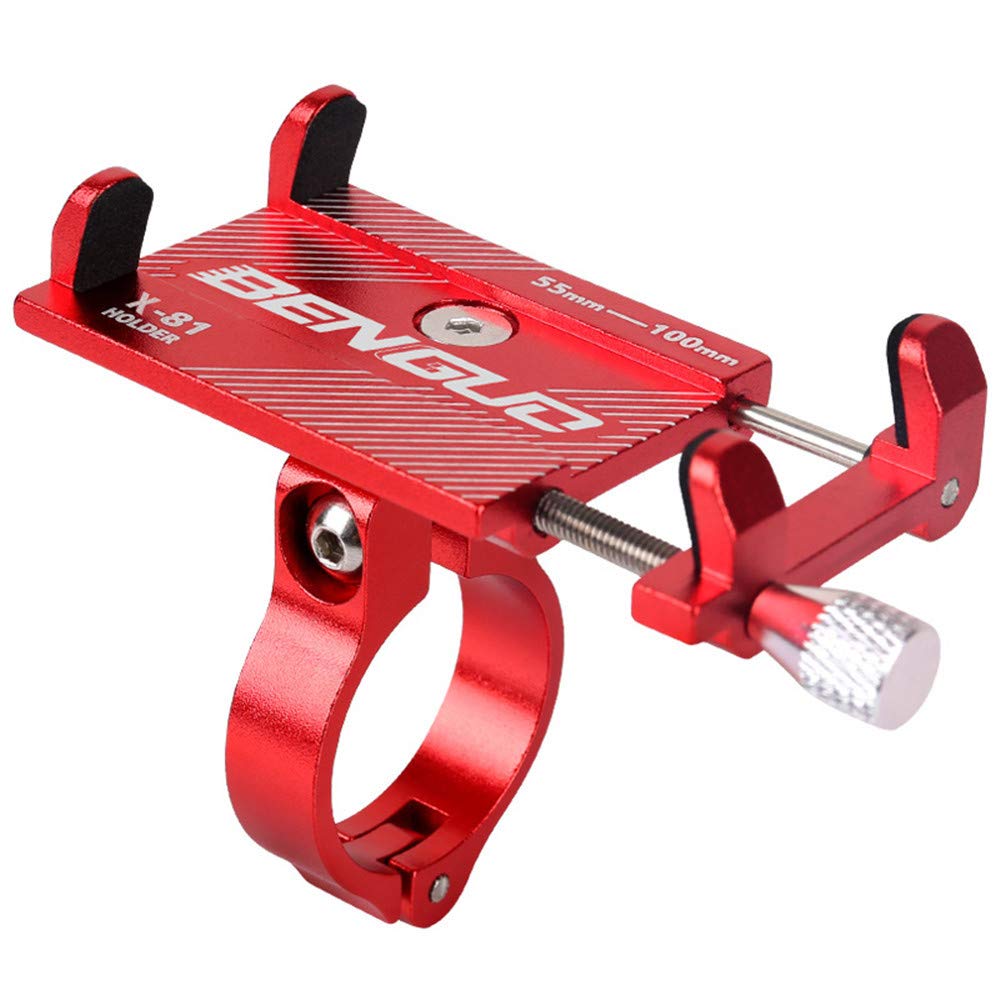Zerlibeaful Universal Bike Phone Mount - Adjustable Handlebar Bicycle Phone Holder for iPhone & Android - Perfect for Mountain Bikes, Road Cycling & Commuting