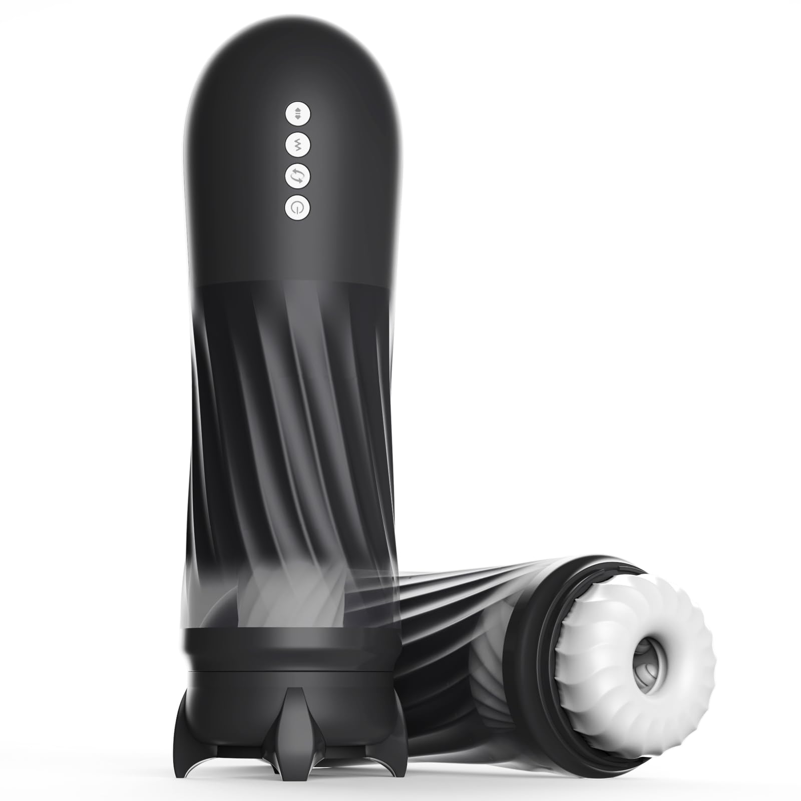 Tracy's Dog Automatic Male Masturbator - Hands-Free Heating Vibrating Stroker with 3 Twisting & 5 Thrusting Modes | Adult Sex Toy for Men | Perfect for Solo Pleasure, Stress Relief & Discreet Play at Home