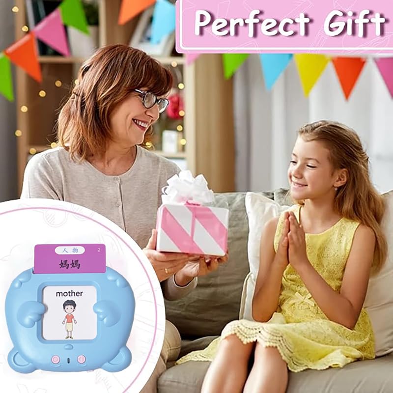 RT&BS Trilingual Talking Flash Cards - Cantonese, Mandarin & English Learning Toy with 510 Sight Words for Toddlers | Educational Language Flashcards for Kids, Perfect for Home & Classroom Use