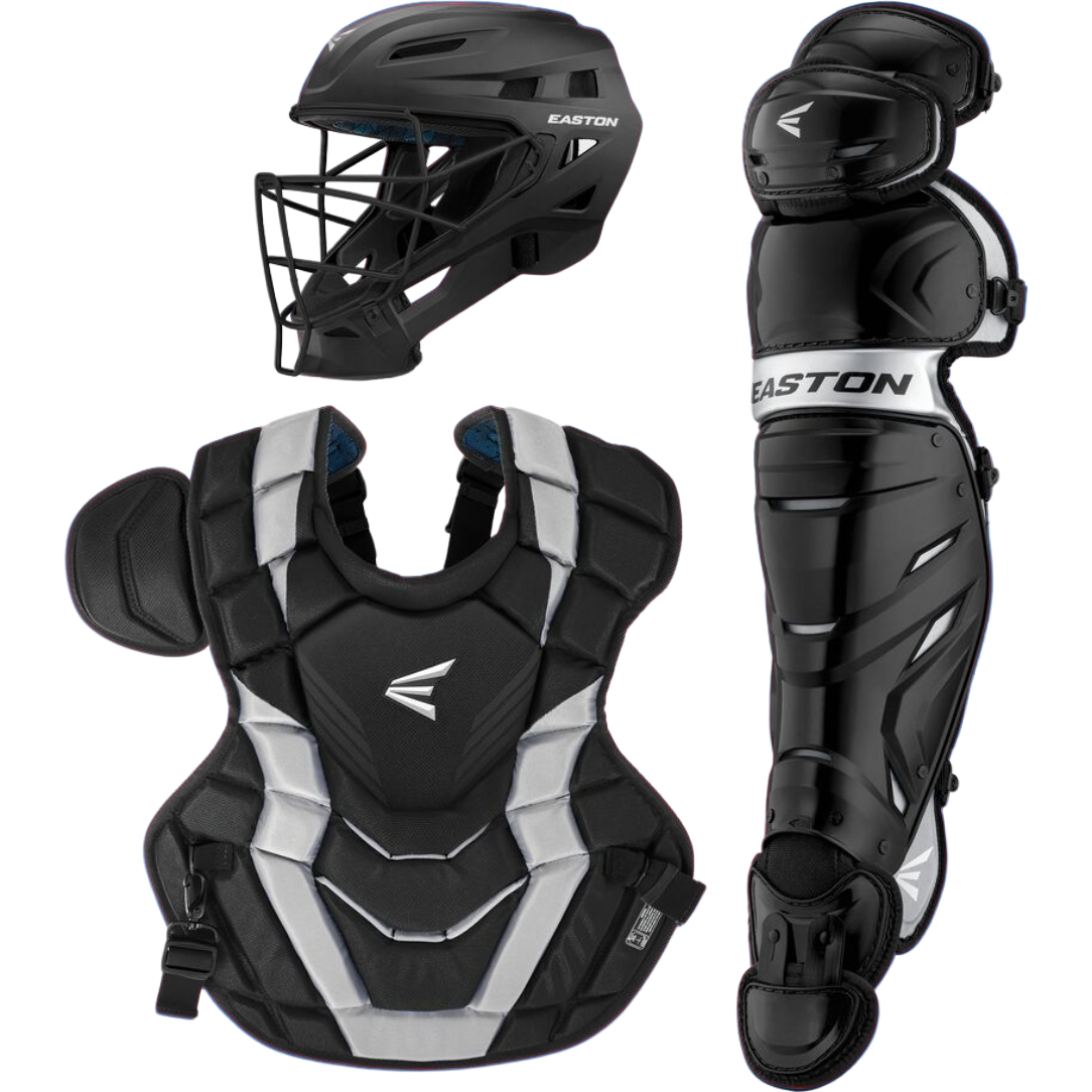 Easton Gametime Intermediate Baseball Batting Gloves & Bat Grip Kit - Perfect for Youth & Adult Training, Games, and Practice Sessions