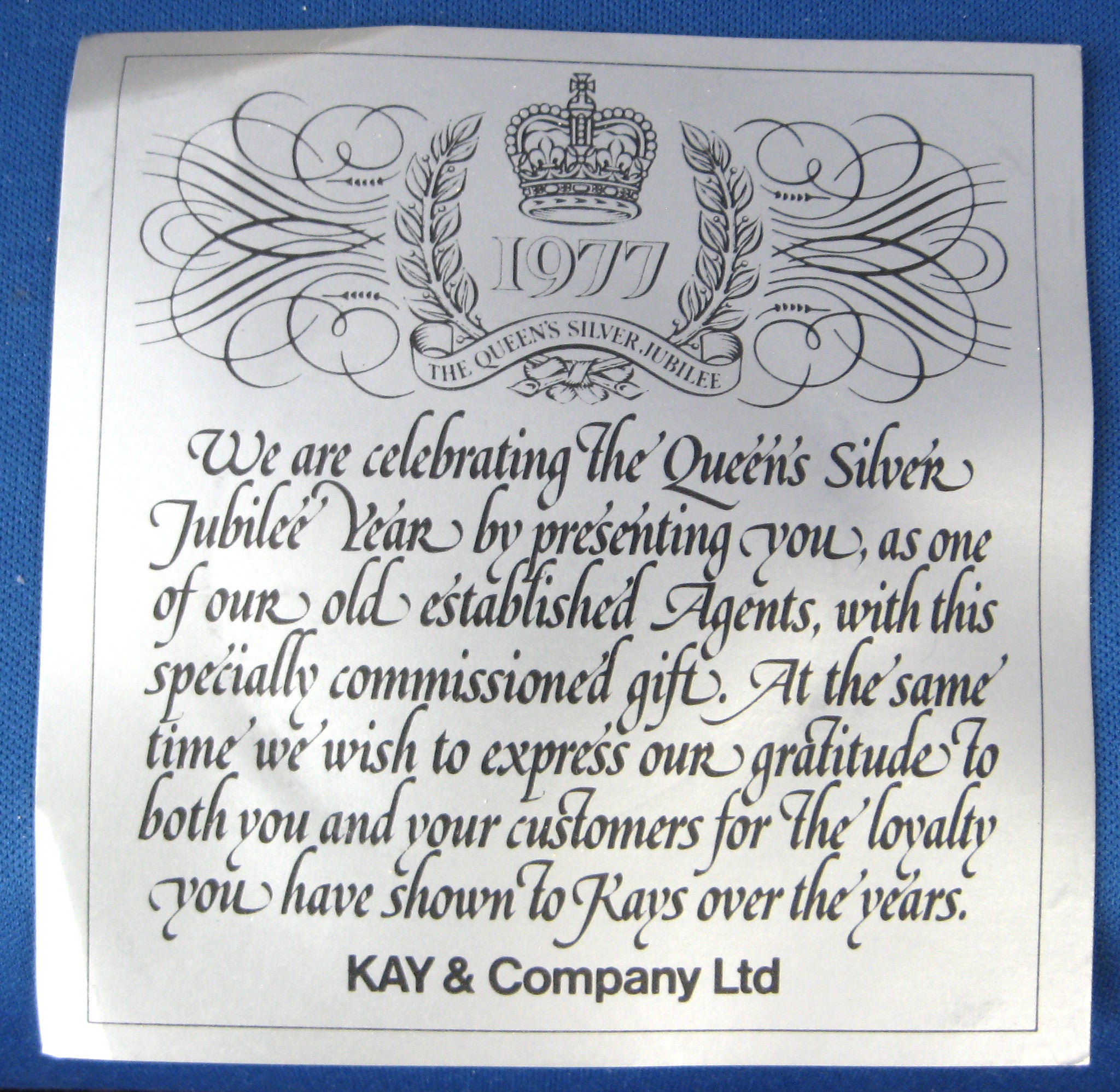 Royal Stafford Dish Queen Elizabeth II Silver Jubilee Commemorative Plate 1977 with Original Box | Collectible Souvenir for Royal Memorabilia Enthusiasts & British History Fans