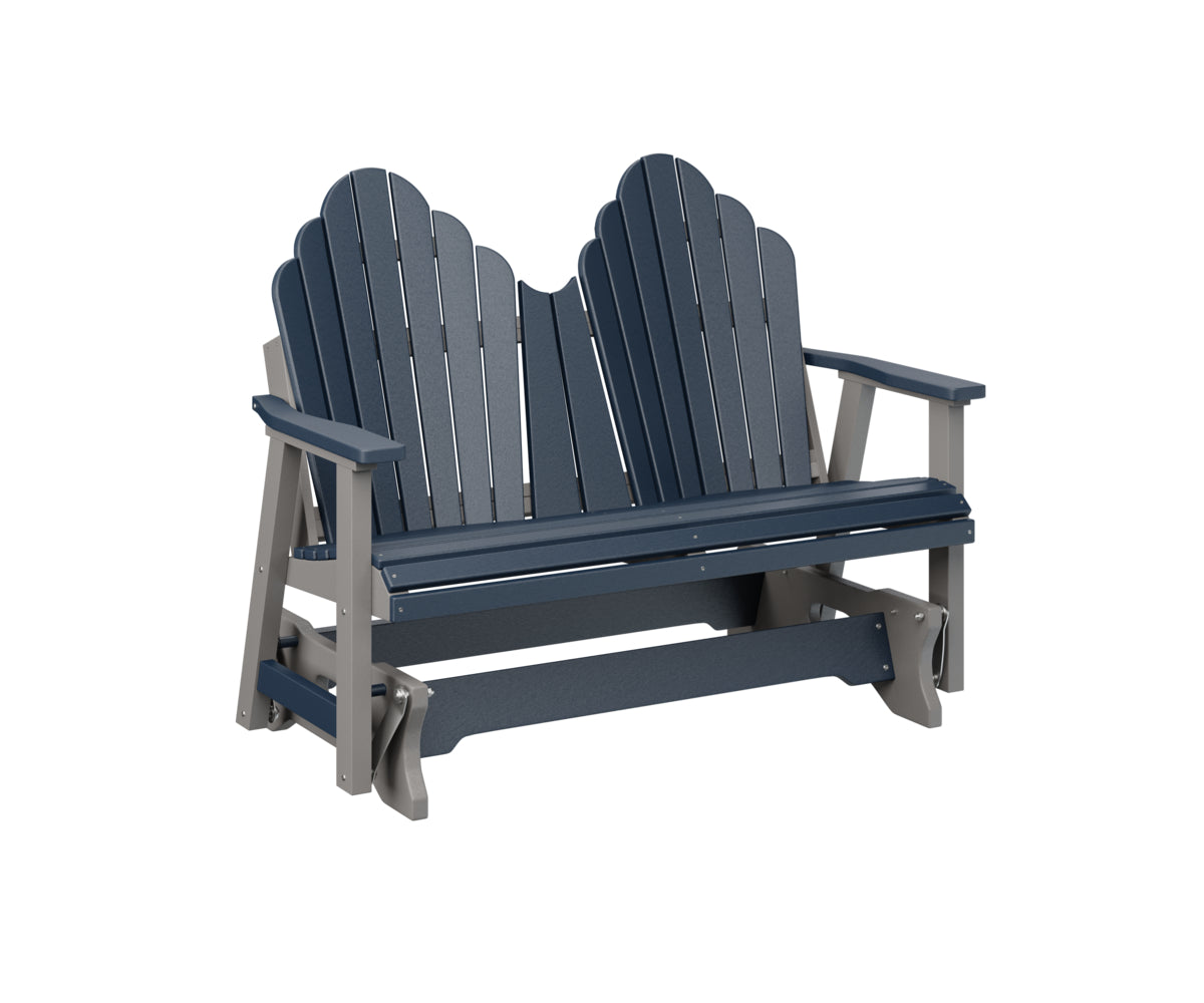 Berlin Gardens Cozi Back Double Glider - Outdoor Patio Swing with Canopy, Comfortable 2-Person Bench Glider for Garden, Porch, Deck - Perfect for Relaxing and Enjoying Nature