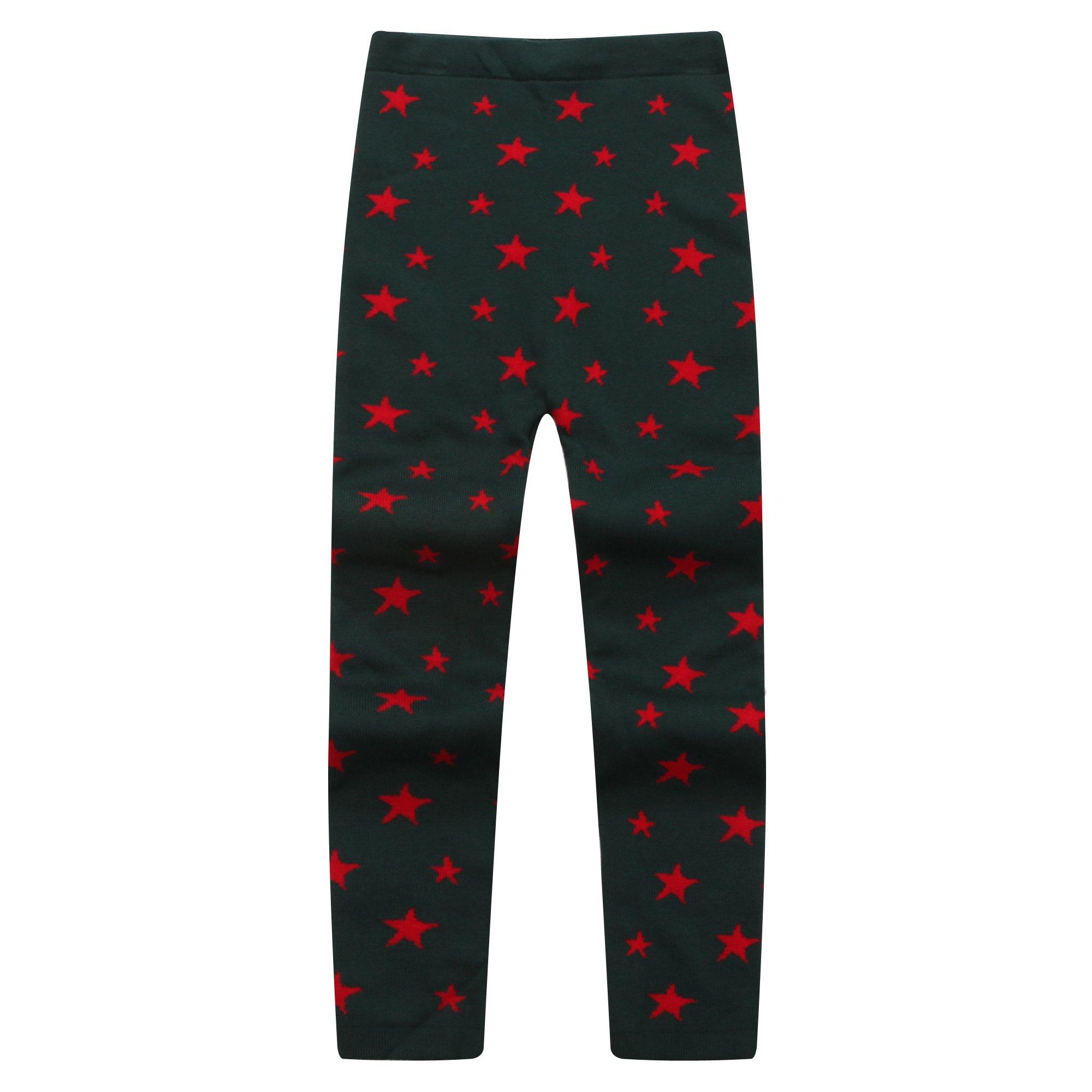 Richie House Girls' Knit Leggings - Soft & Stretchy for Play & School