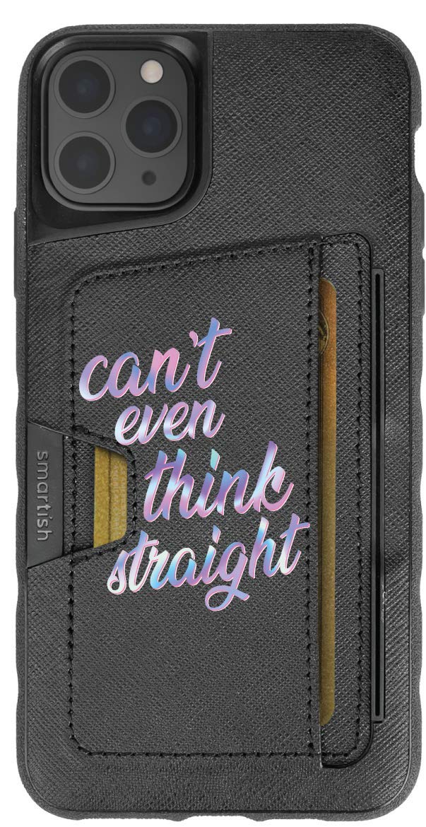 Smartish Wallet Slayer Vol. 2 iPhone 11 Pro Max Case - Slim Protective Wallet Case with Credit Card Holder & Kickstand | Compatible with Apple iPhone 11 Pro Max | Perfect for Everyday Use, Travel & Hands-Free Viewing