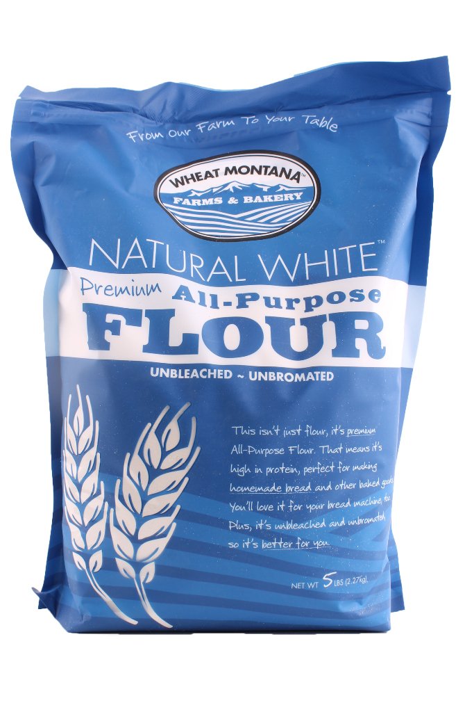 Organic All-Purpose White Flour by Wheat Montana - 5 lb (Pack of 8) | Premium Baking Flour for Bread, Cookies, Cakes & Pastries | Perfect for Home Bakers & Professional Chefs