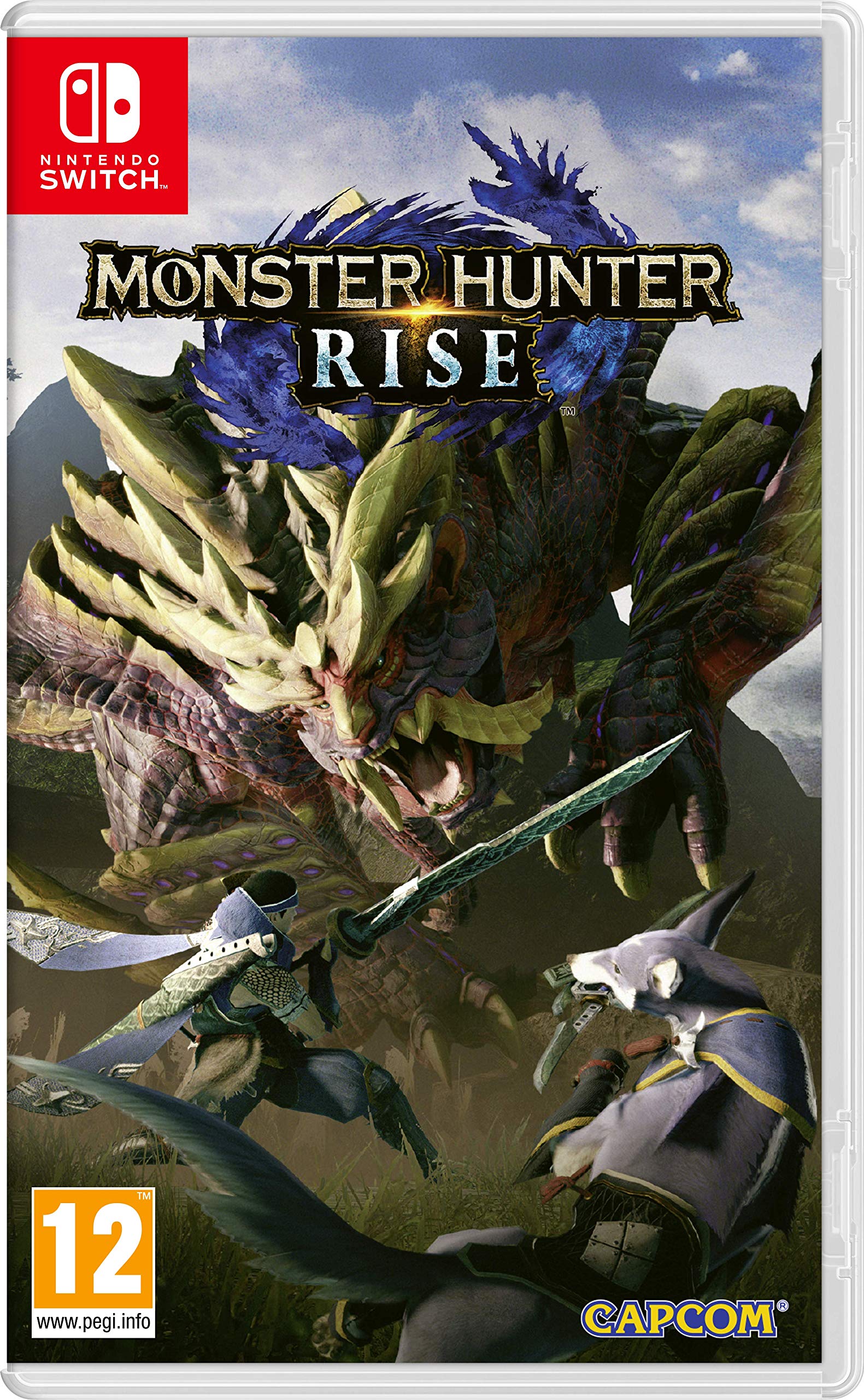 Monster Hunter Rise - Nintendo Switch Game | Action RPG Adventure for Single & Multiplayer | Perfect for Home Gaming & On-the-Go Play