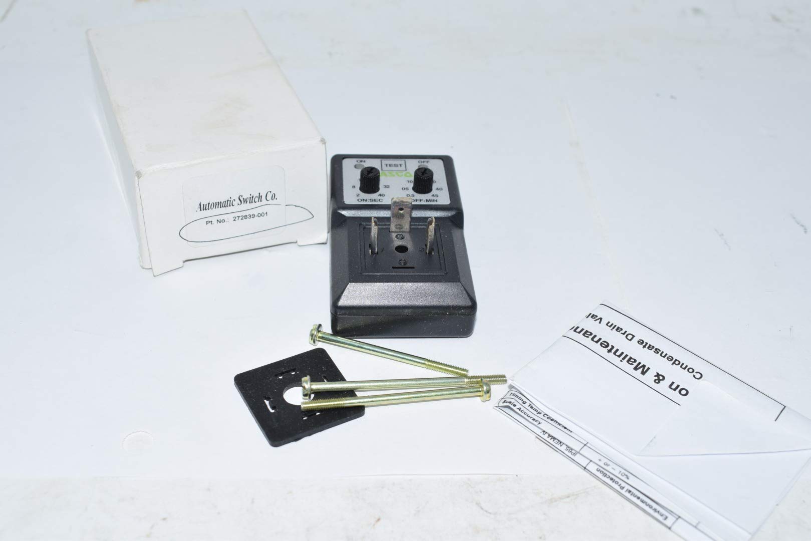 272839-001 Adjustable Electronic Timer - 4 mA Max Current, -122°F to 14°F Temperature Range | Perfect for HVAC, Industrial Automation & Home Appliances