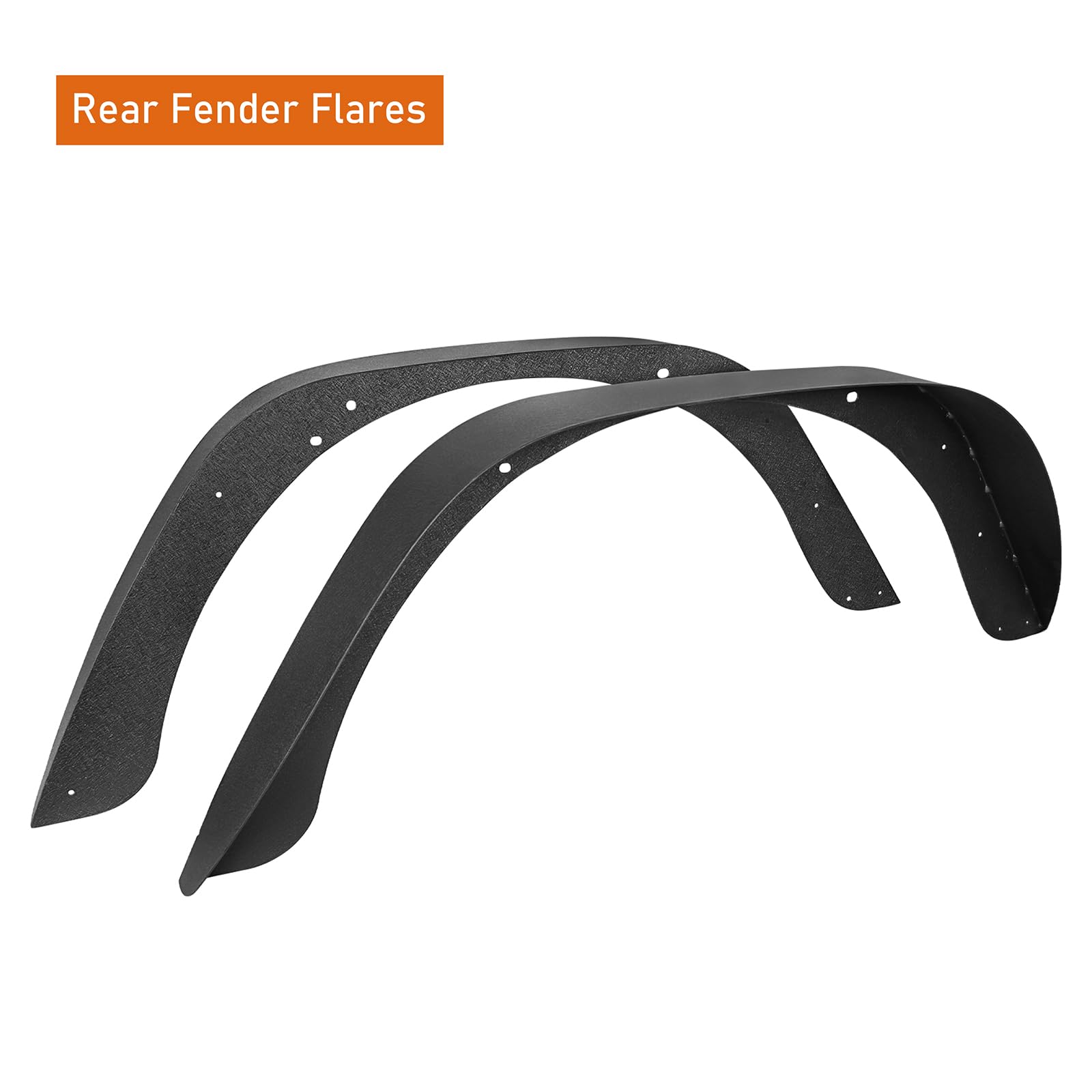 u-Box Wrangler TJ Fender Flares - Front & Rear Wheel Mud Guards for 1997-2006 Jeep Wrangler TJ (4PCS Set) - Heavy Duty Off-Road Protection for Jeep Adventures & Mud Terrains