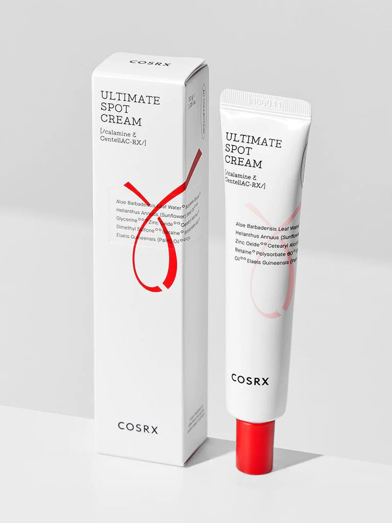 COSRX AC Collection Ultimate Spot Cream 30g - Acne Treatment for Face, Blemish & Pimple Cream - Korean Skincare for Clear Skin - Perfect for Daily Use & Travel Skincare Routine