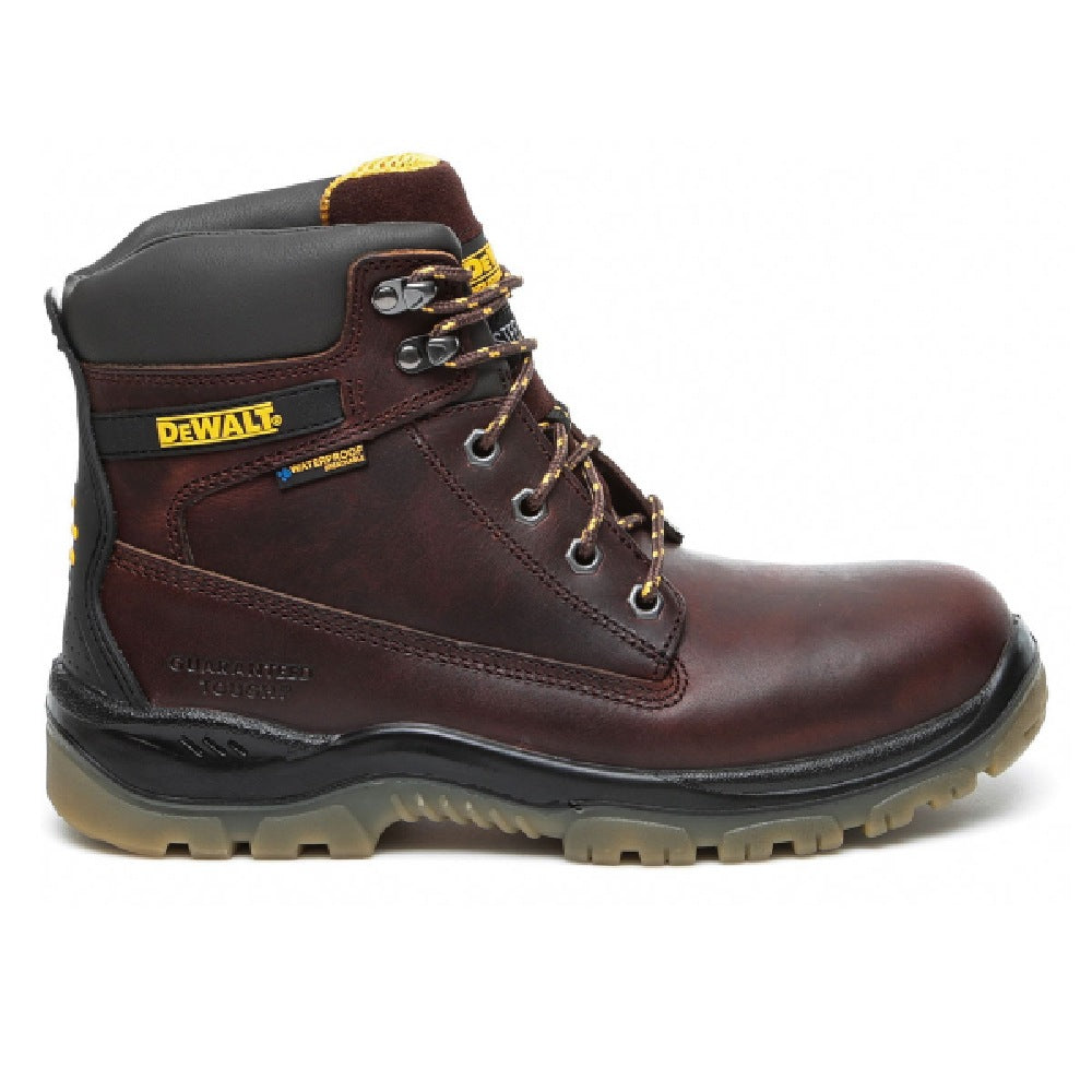 DeWalt Titanium 6 Waterproof Safety Boots - Steel Toe Work Boots for Men, Slip Resistant & Electrical Hazard Protection - Ideal for Construction, Warehouse & Outdoor Work